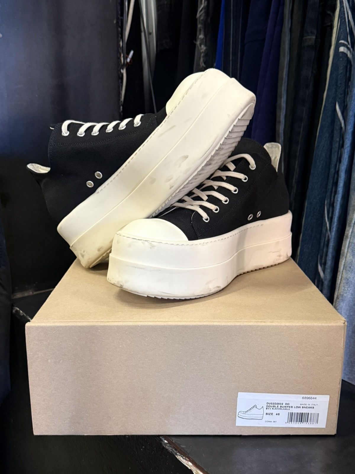 Rick Owens Rick owens double bumper ramones | Grailed