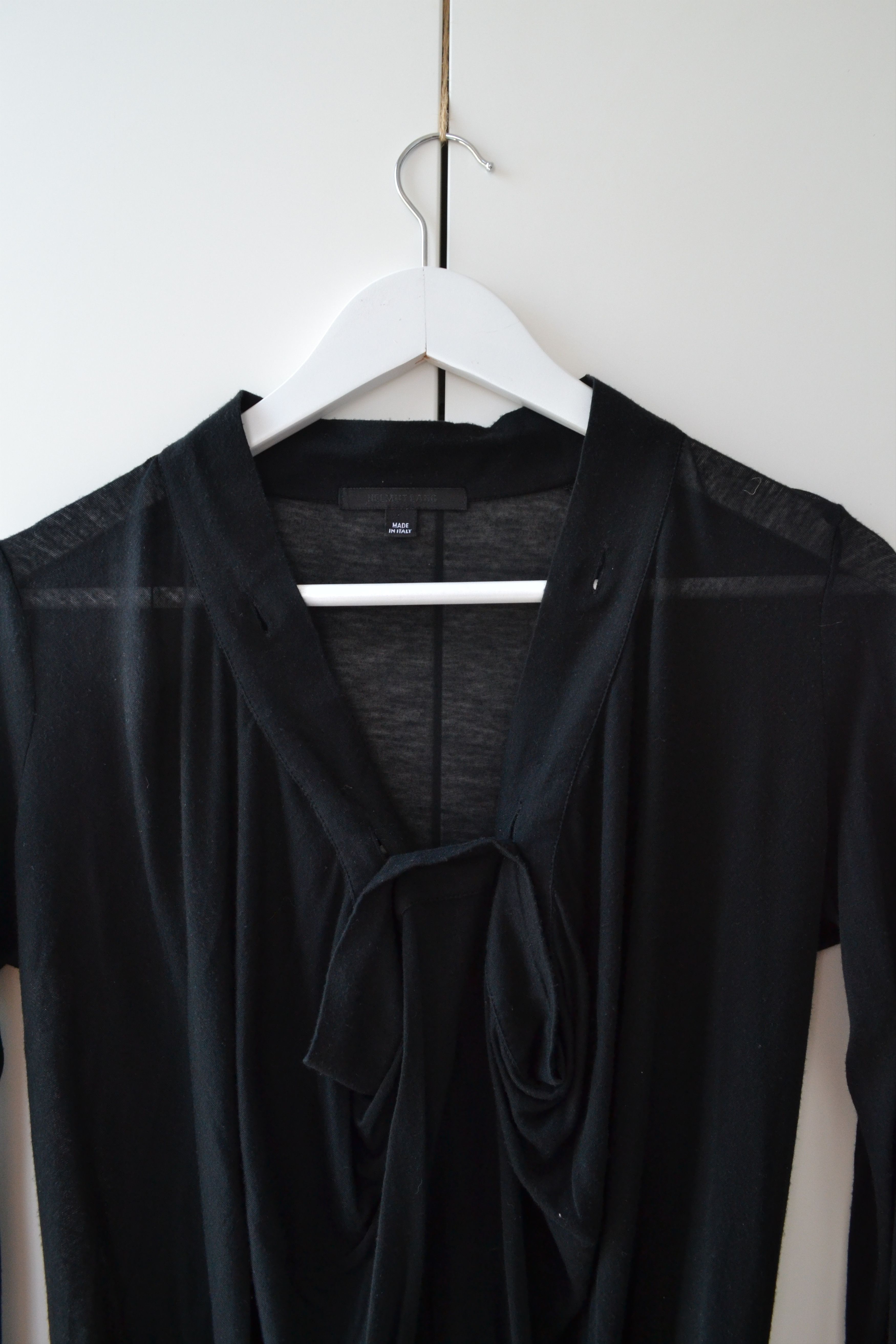 Helmut Lang Helmut Lang Sweater Black Transformer Neck 2005 Size S / US 4 / IT 40 - 4 Thumbnail