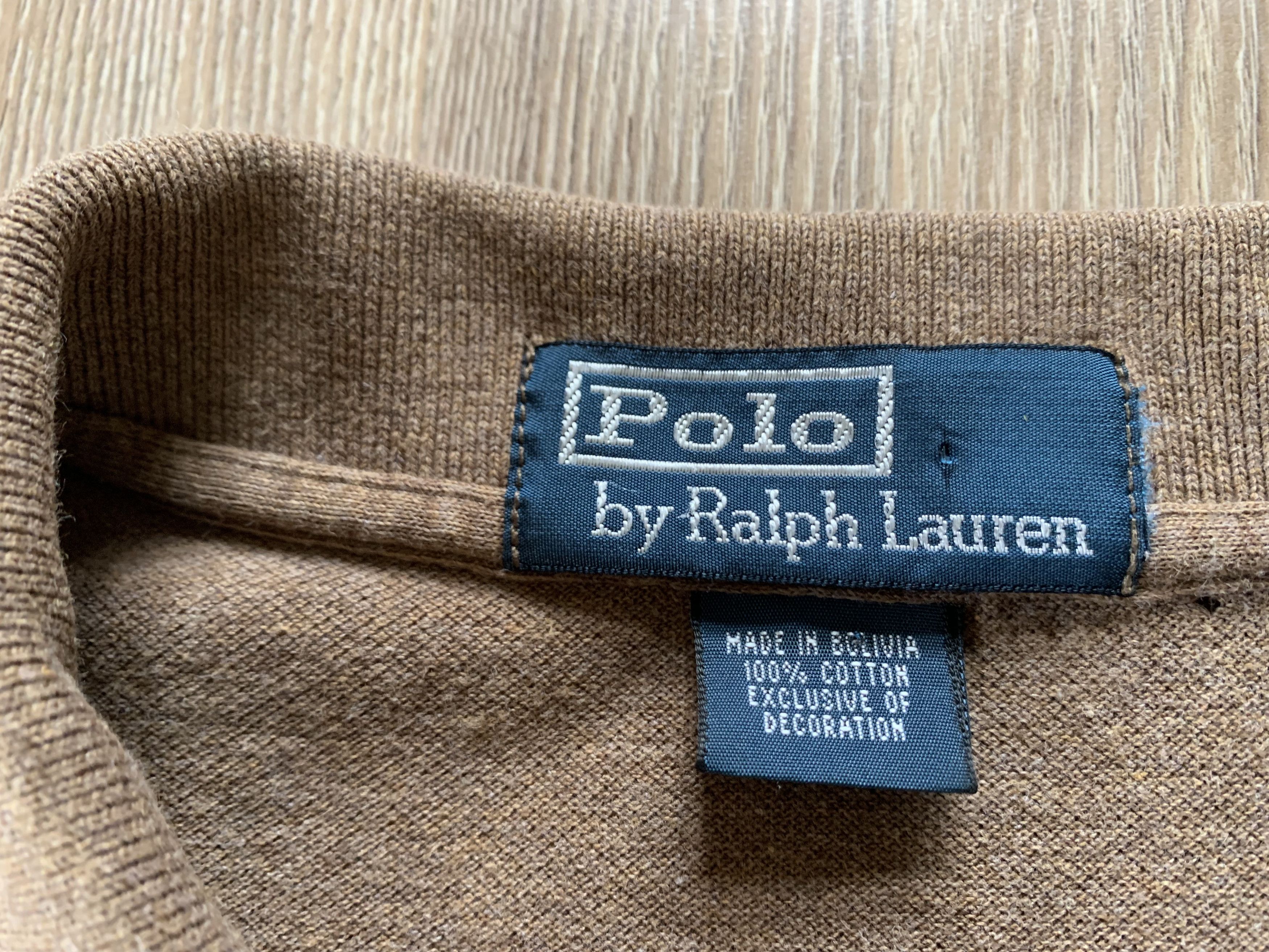 Polo Ralph Lauren Polo Ralph Lauren Brown Cotton Sleeveless Polo Shirt Size US L / EU 52-54 / 3 - 6 Thumbnail