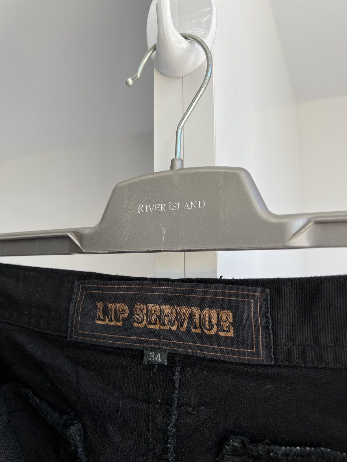 Lip Service × Vintage Lip Service Pants Men's Y2K Grunge Punk Cargo Vintage Goth Size US 34 / EU 50 - 9 Thumbnail