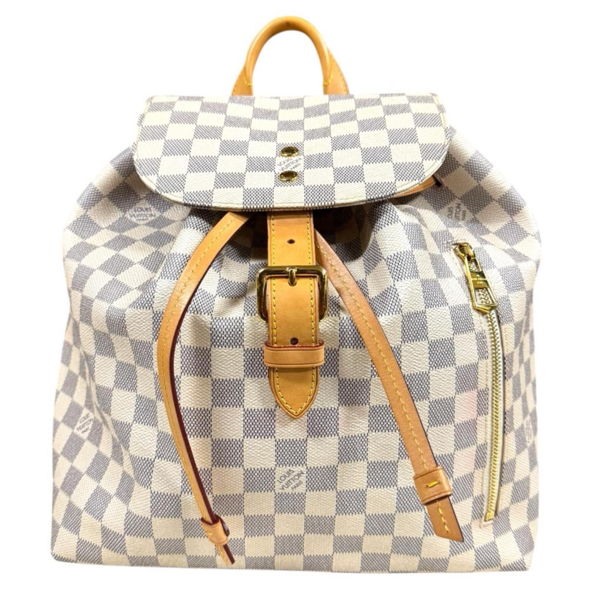 Louis Vuitton Louis Vuitton Speron Damier Azur Backpack/Daypack, Canvas N41578, Women's LOUIS VUITTON Size ONE SIZE - 1 Thumbnail