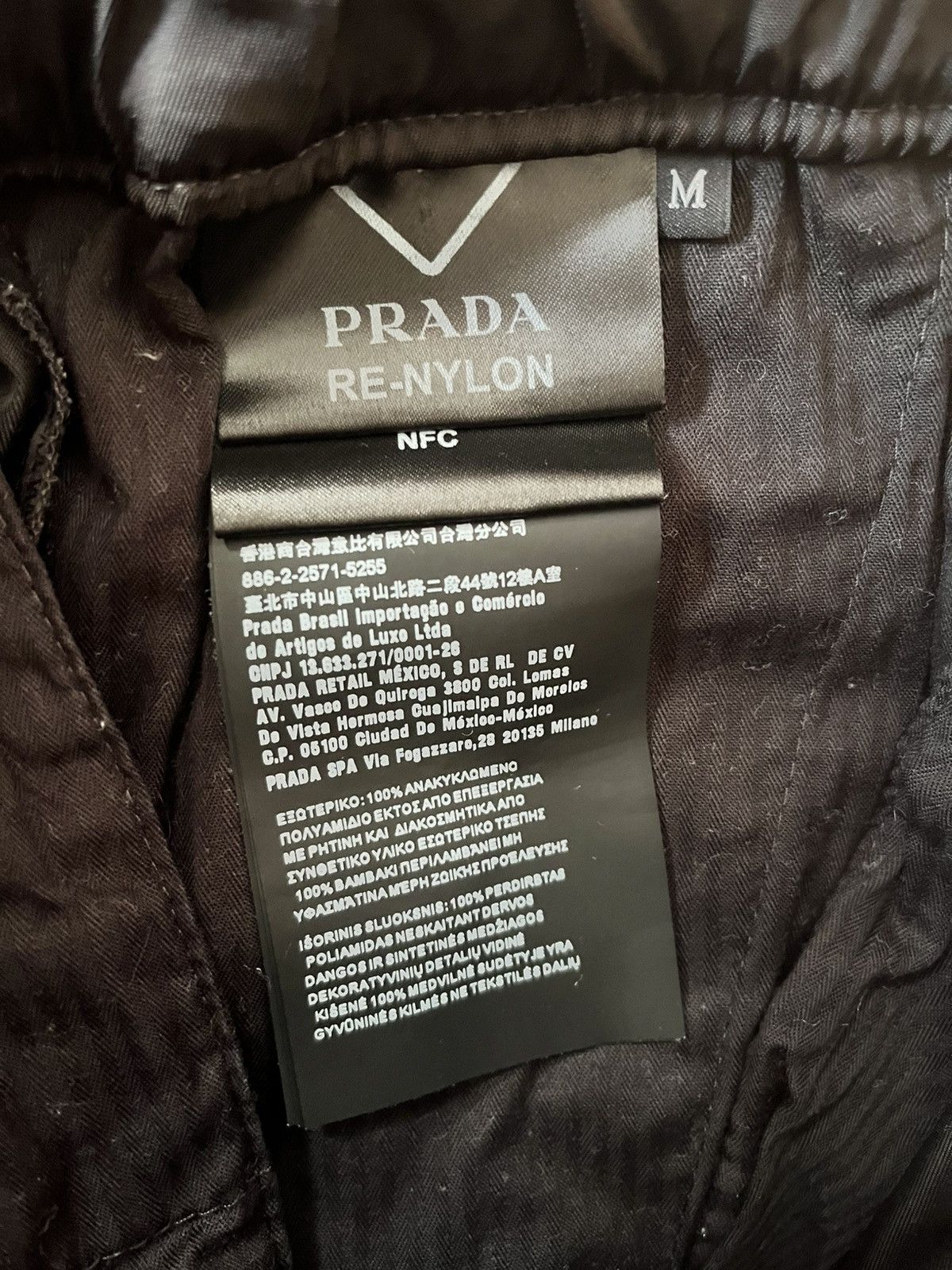 Prada Prada Re-Nylon Black Medium Pants Size US 32 / EU 48 - 7 Thumbnail