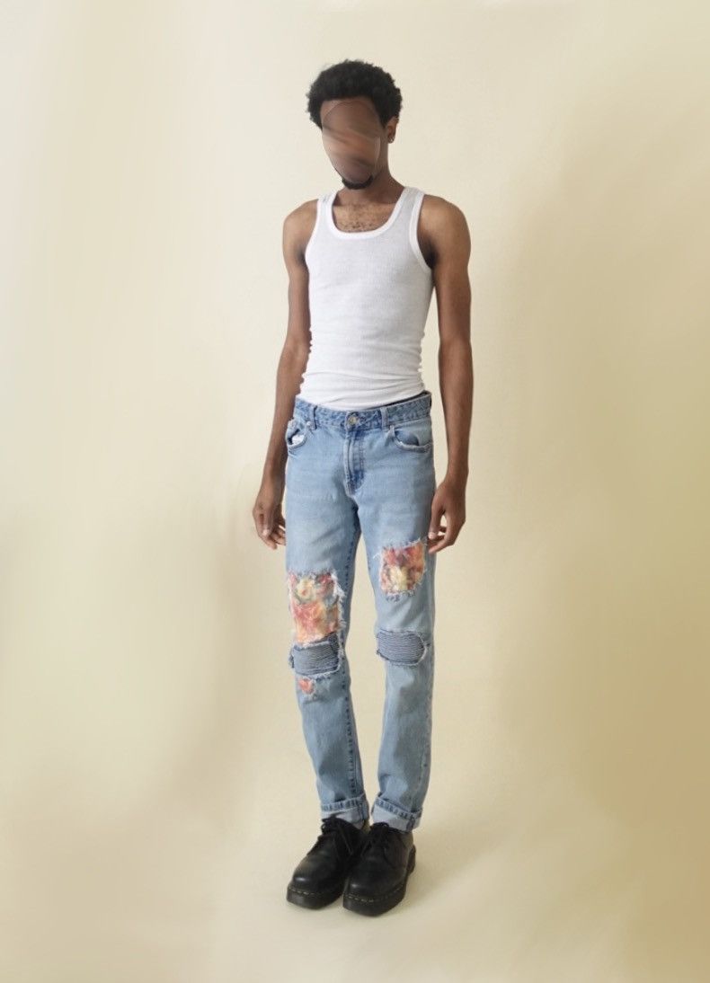 Vintage Grandma’s garden jeans Size US 31 - 7 Thumbnail