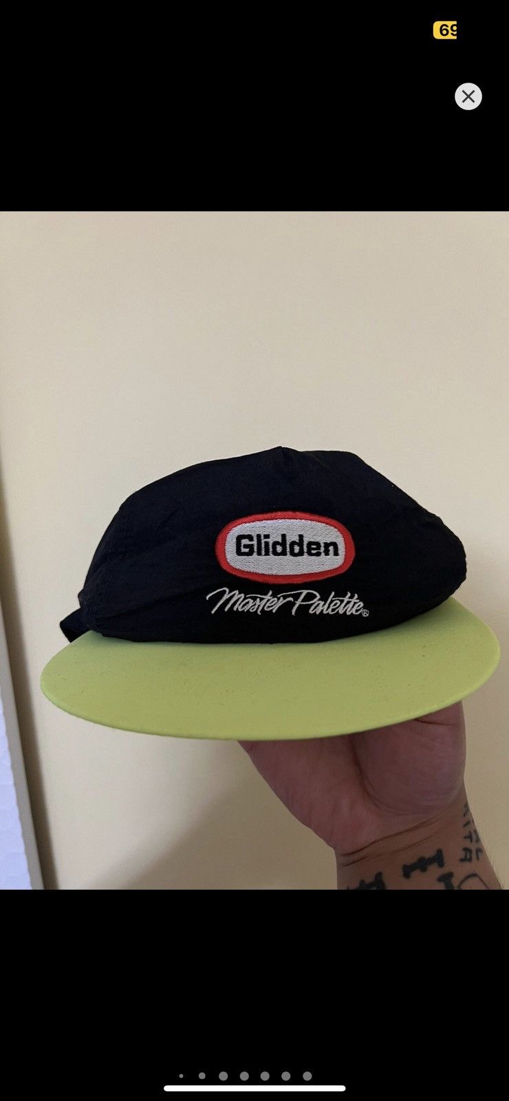 Vintage ***FINAL DROP***RARE 90s GLIDDEN MASTER PALETTE NYLON HAT Size ONE SIZE - 10 Thumbnail