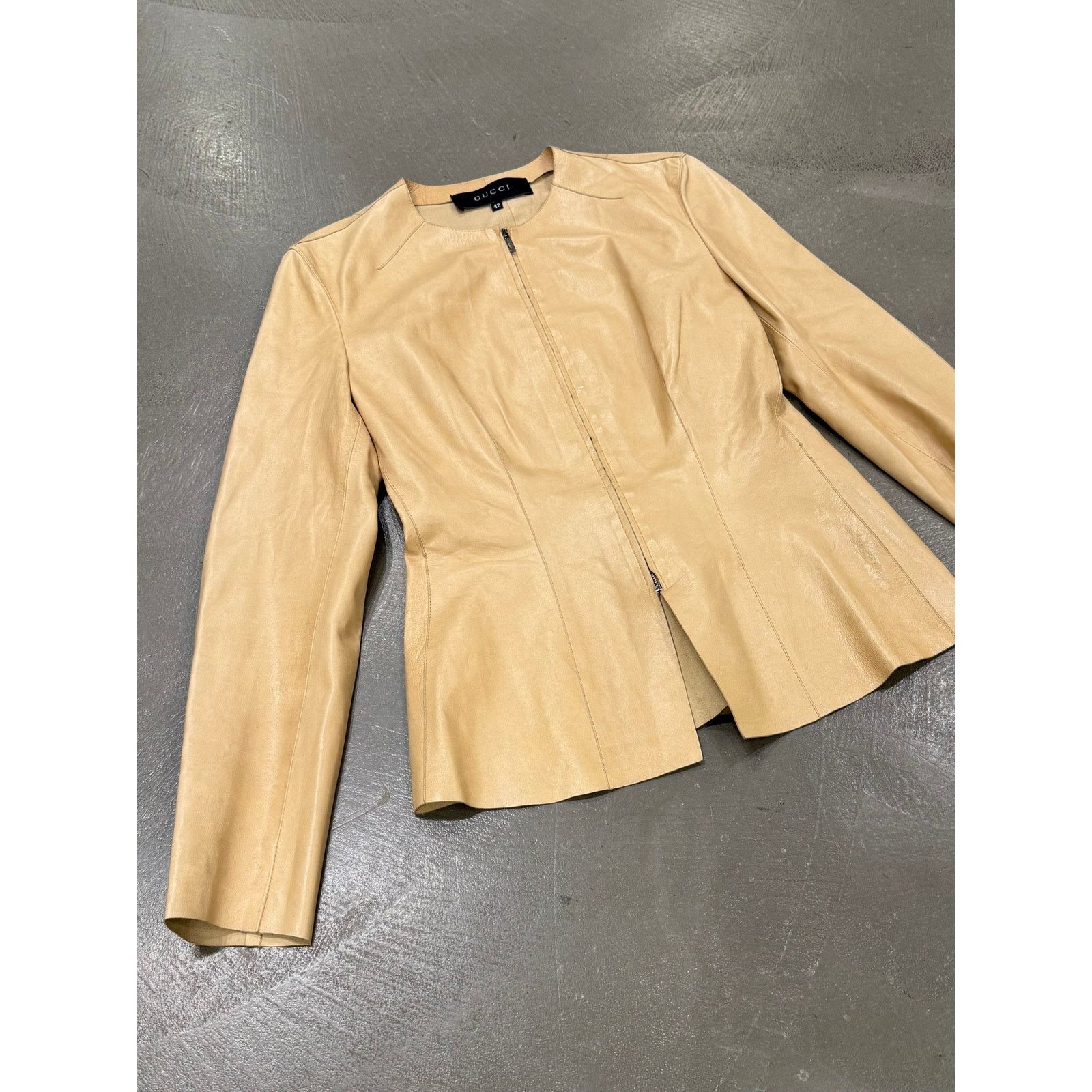 Gucci 2000s Gucci by Tom Ford fitted leather jacket Size US S / EU 44-46 / 1 - 4 Thumbnail