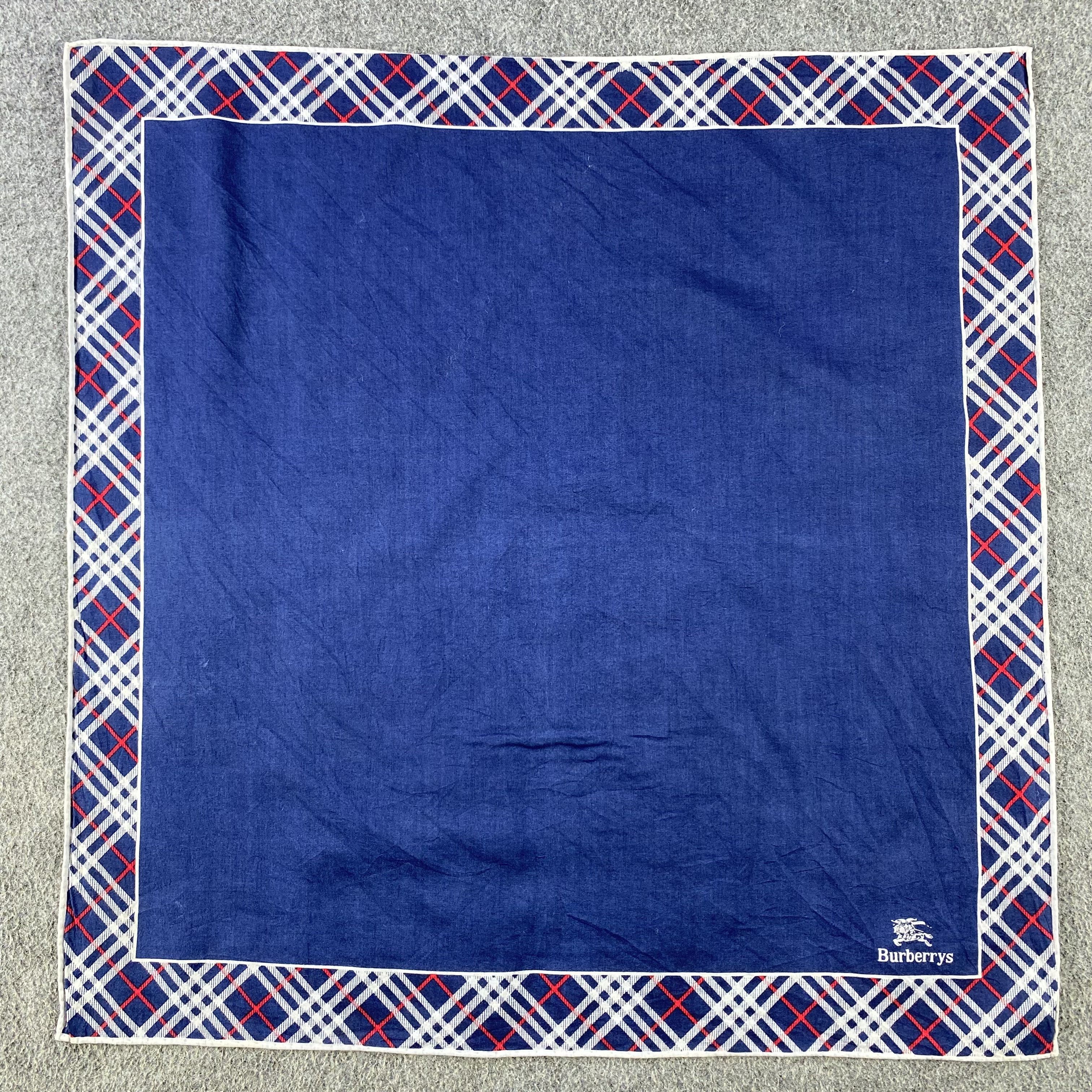 Burberry × Vintage Burberry Handkerchief/Neckerchief/Bandana HC754 Size ONE SIZE - 1 Thumbnail