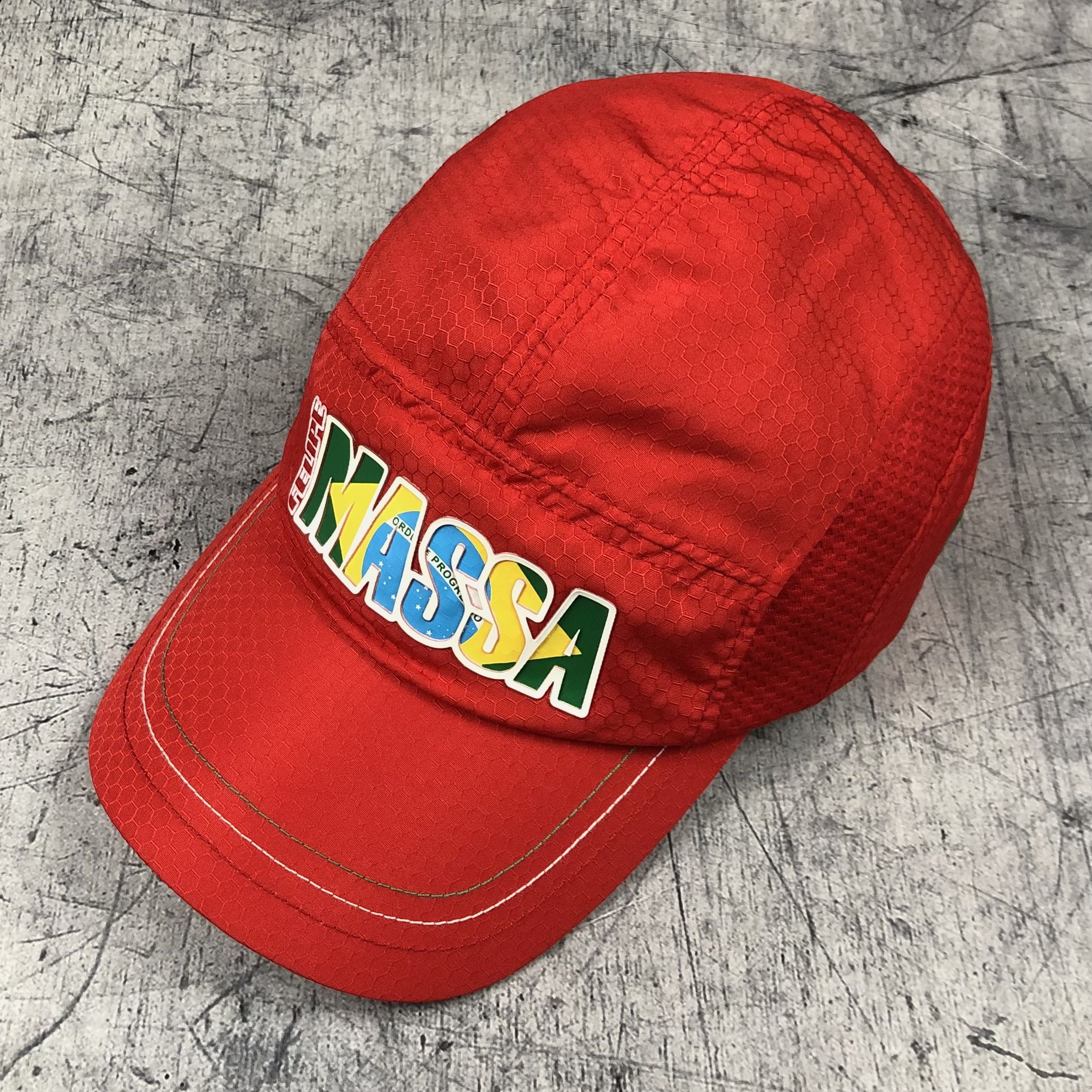 Ferrari Vintage Ferrari Felipe Massa Cap Carbon Brazil 5 Panel Size ONE SIZE - 2 Thumbnail