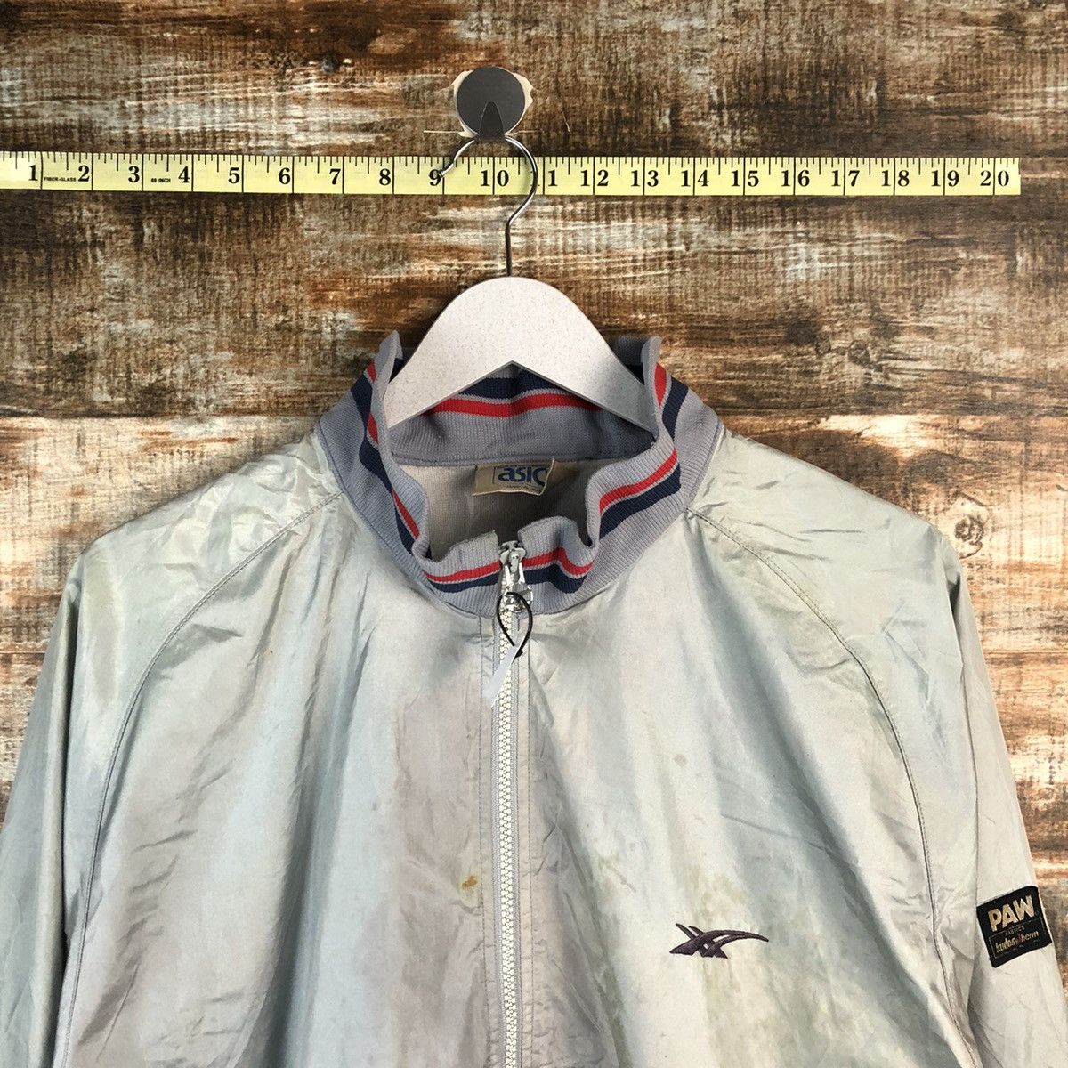 Asics Asics made in japan vintage Grey Sweater #A1958 Size US L / EU 52-54 / 3 - 4 Thumbnail