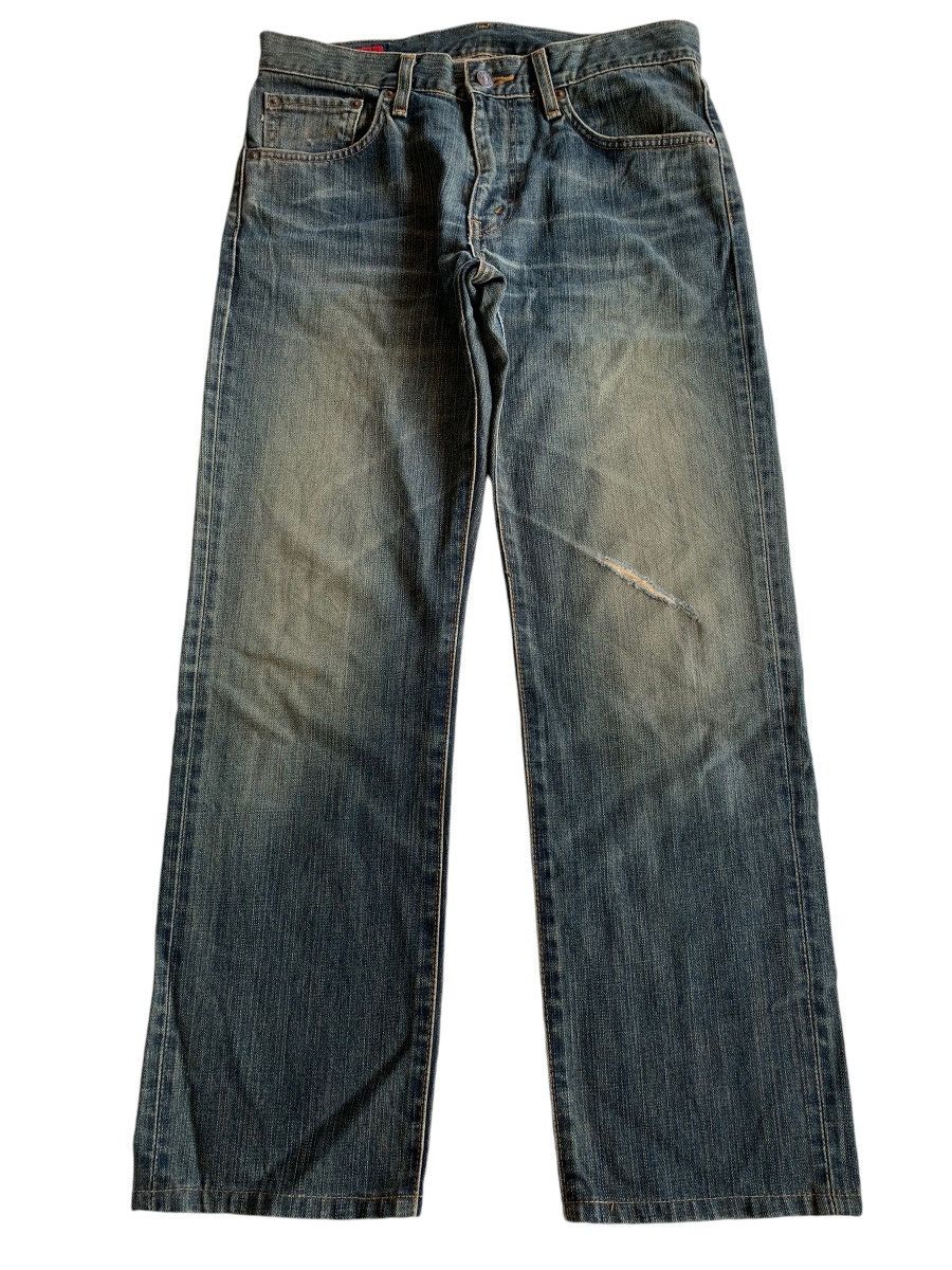 Japanese Brand × Kapital × Vintage Vintage Edwin 503zz Mudwash Distressed Denim☠️🎌 Size US 30 / EU 46 - 1 Thumbnail