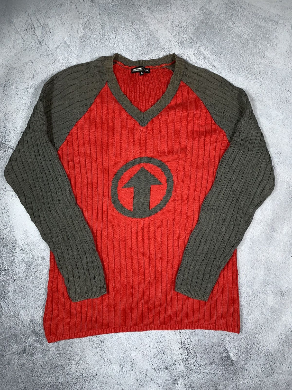 Vintage Vintage 90s Ribbed Japanese sweater streetwear size XL Size US XL / EU 56 / 4 - 1 Thumbnail