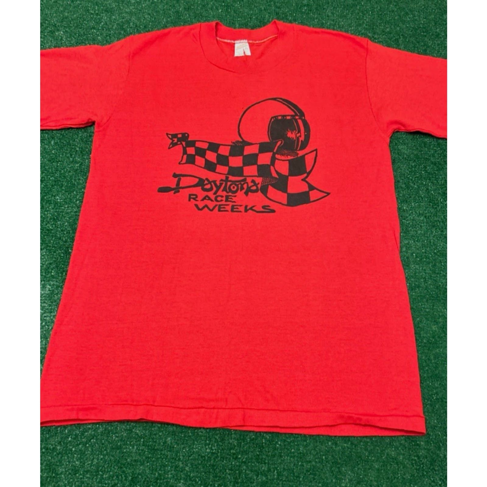 Vintage VINTAGE Daytona Race Week T-Shirt Mens L Red 80s 90s USA Florida Speedway Unbranded Shirt Mens Size US L / EU 52-54 / 3 - 4 Thumbnail