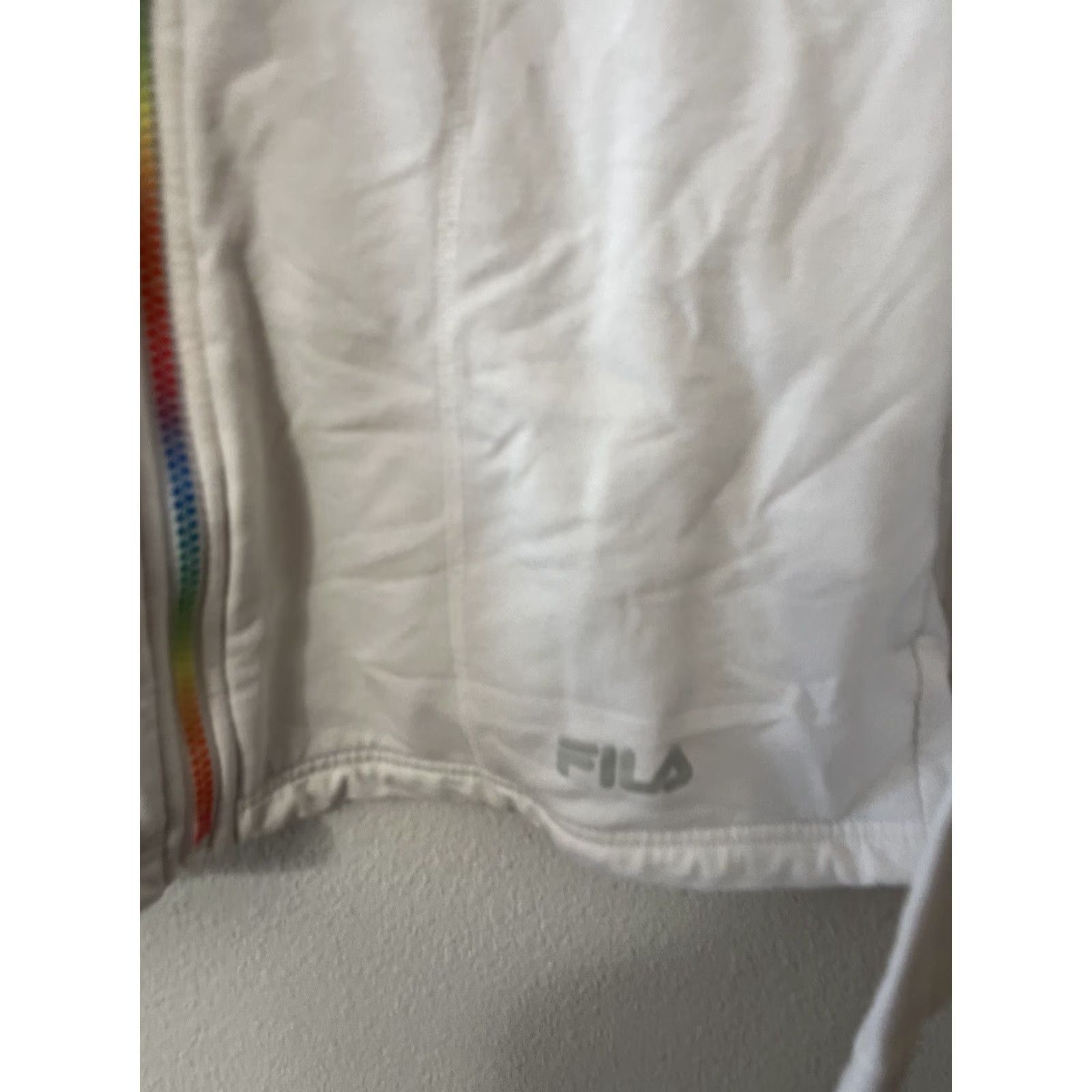 Fila FILA Sport Women's Sweater Zip Up Running Jogging White Large Size L / US 10 / IT 46 - 2 Thumbnail
