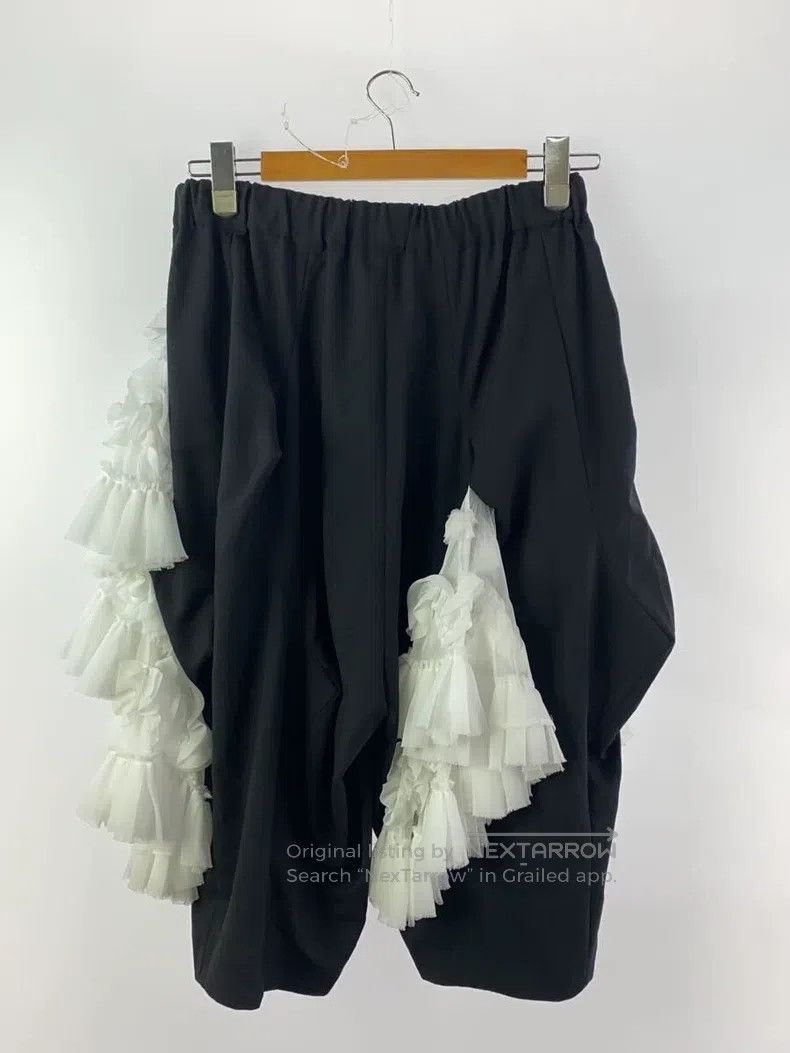 Comme des Garcons Comme Des Garcons size M Black vintage design lace pants Size 22" - 2 Thumbnail