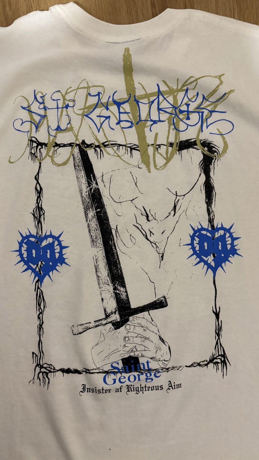 Drain Gang Bladee Martyr Tshirt Size US XXL / EU 58 / 5 - 5 Thumbnail
