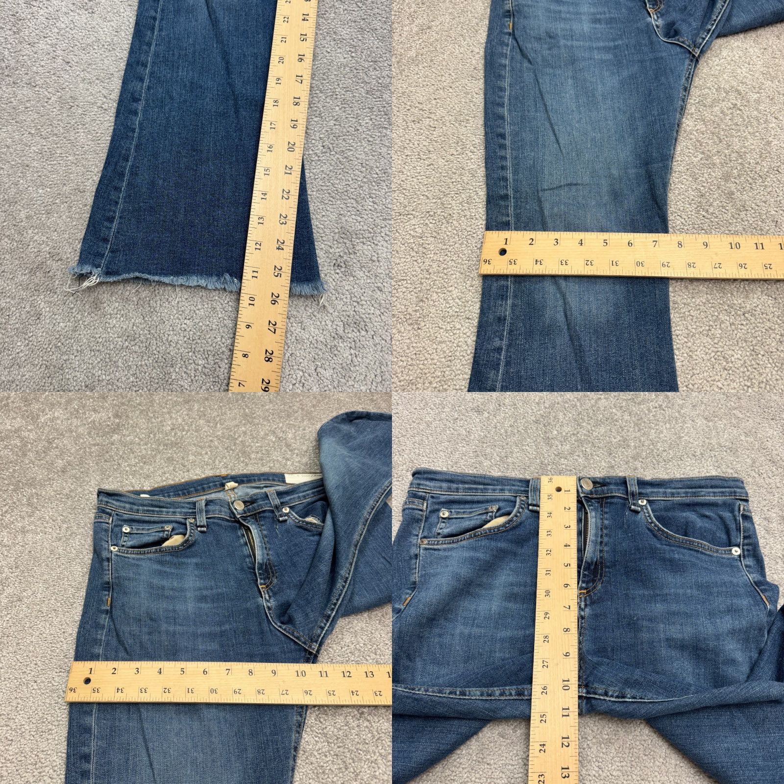 Rag & Bone rag & bone Denim Jeans Womens 30 Blue Medium Stretch Regular 5-Pocket City Streetwear, Jeans, Rag & Bone Womens 30 Blue Medium Stretch Regular Size 30" / US 8 / IT 44 - 9 Thumbnail