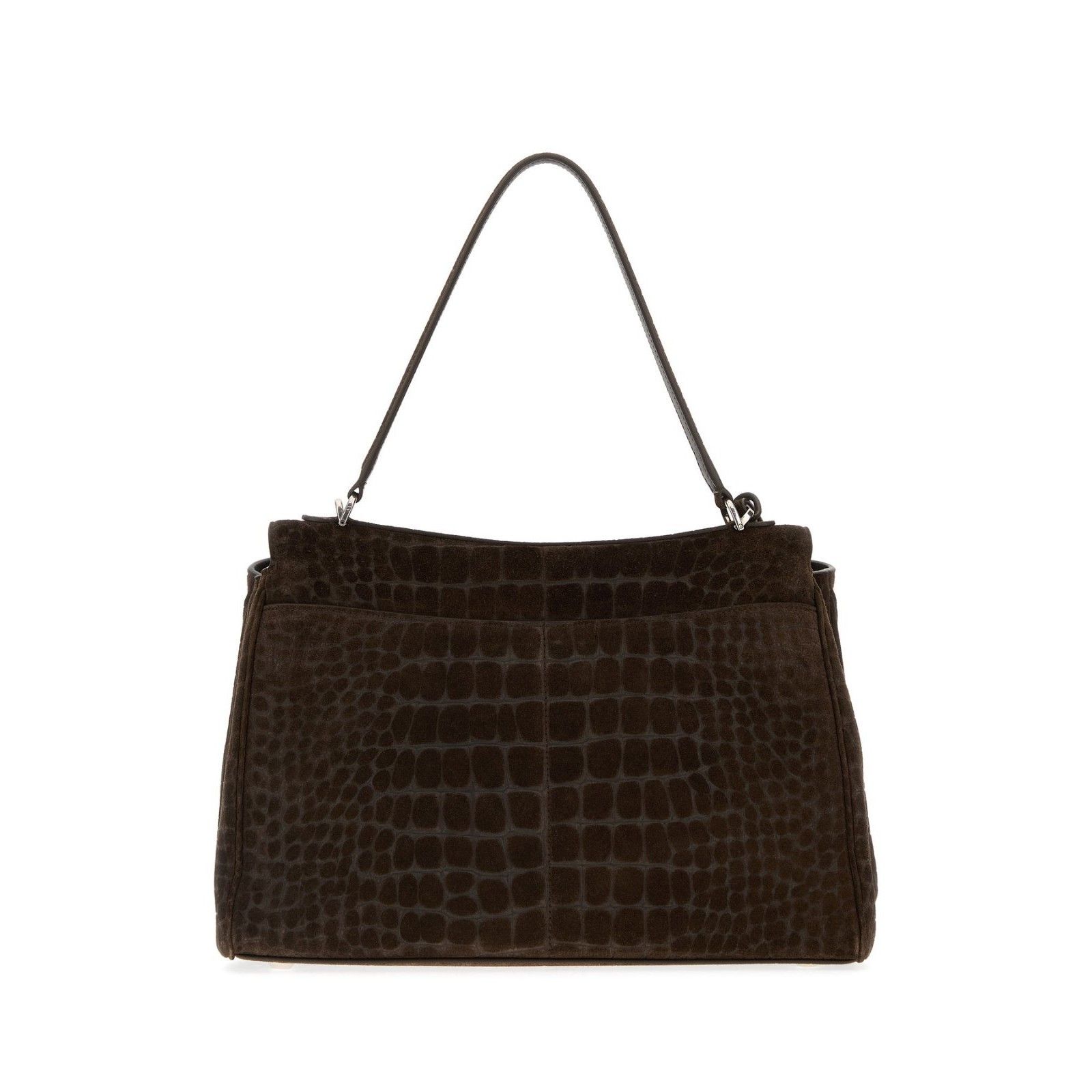 Balenciaga BALENCIAGA Rodeo Medium Dark Brown Suede Shoulder Bag New & Size ONE SIZE - 3 Thumbnail
