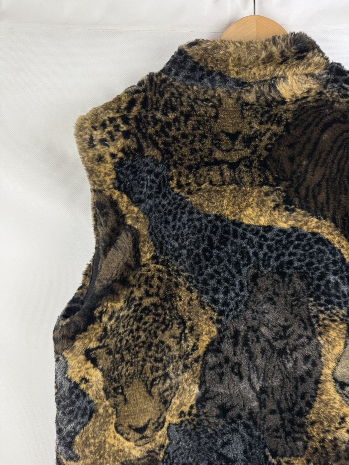 Joseph Ribkoff × Vintage Joseph Ribkoff Animal Print Faux Fur Sleeveless Vest Jacket Size M / US 6-8 / IT 42-44 - 11 Thumbnail