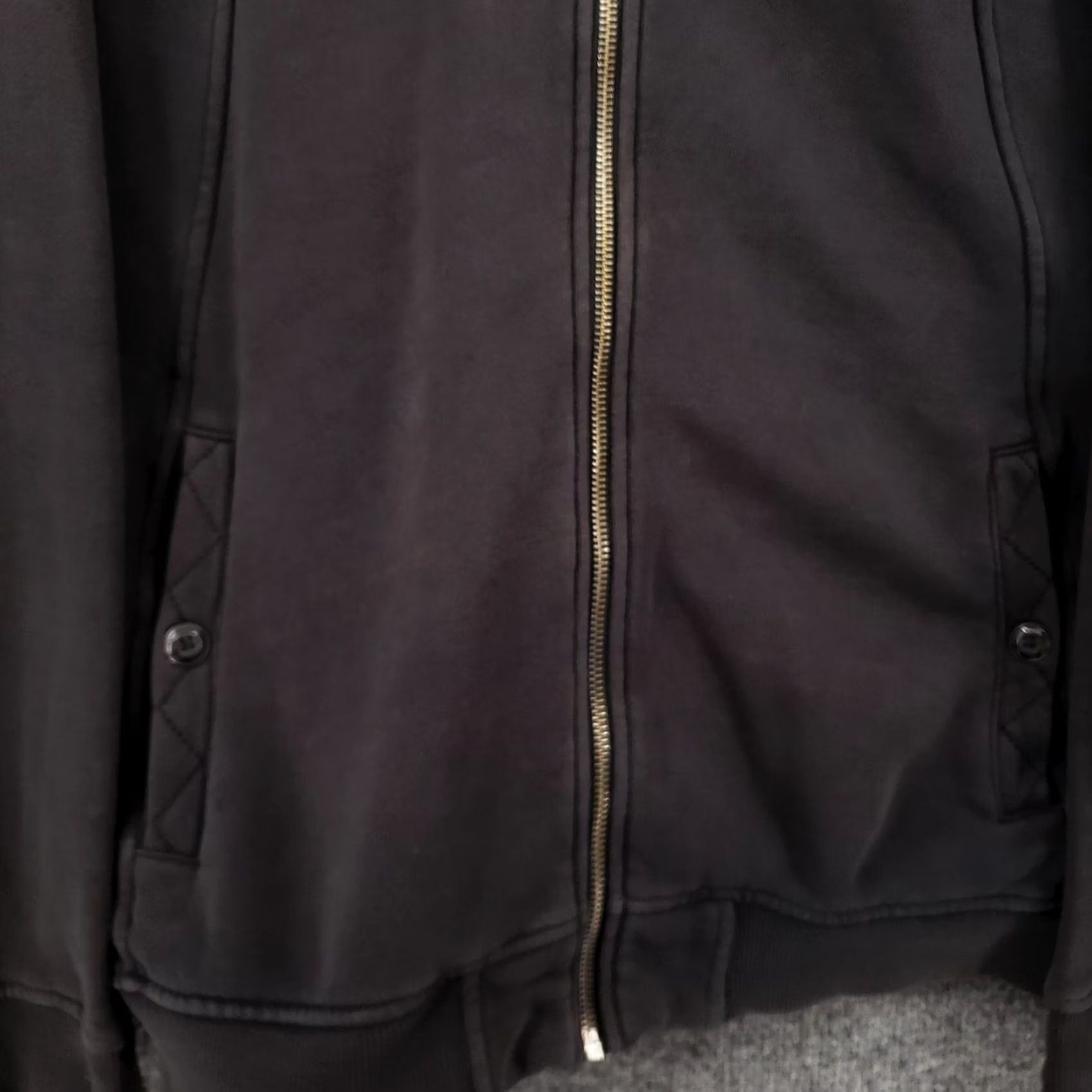 Quiksilver VINTAGE Quicksilver Hoodie Small Black Fleece Sherpa Lined Full Zip Long Sleeve Mens S Size US S / EU 44-46 / 1 - 7 Thumbnail