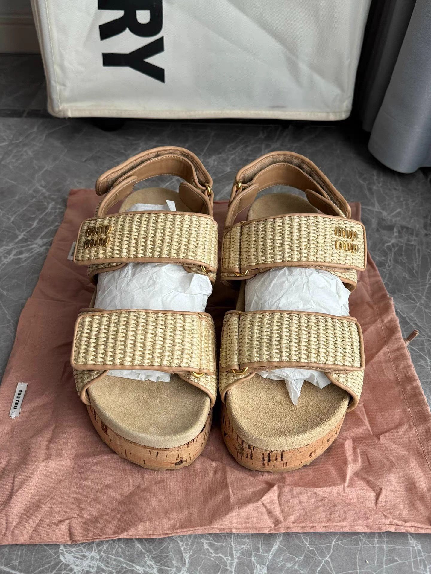 Miu Miu MiuMiu Beach Sandals K6 Size US 8 / IT 38 - 3 Thumbnail