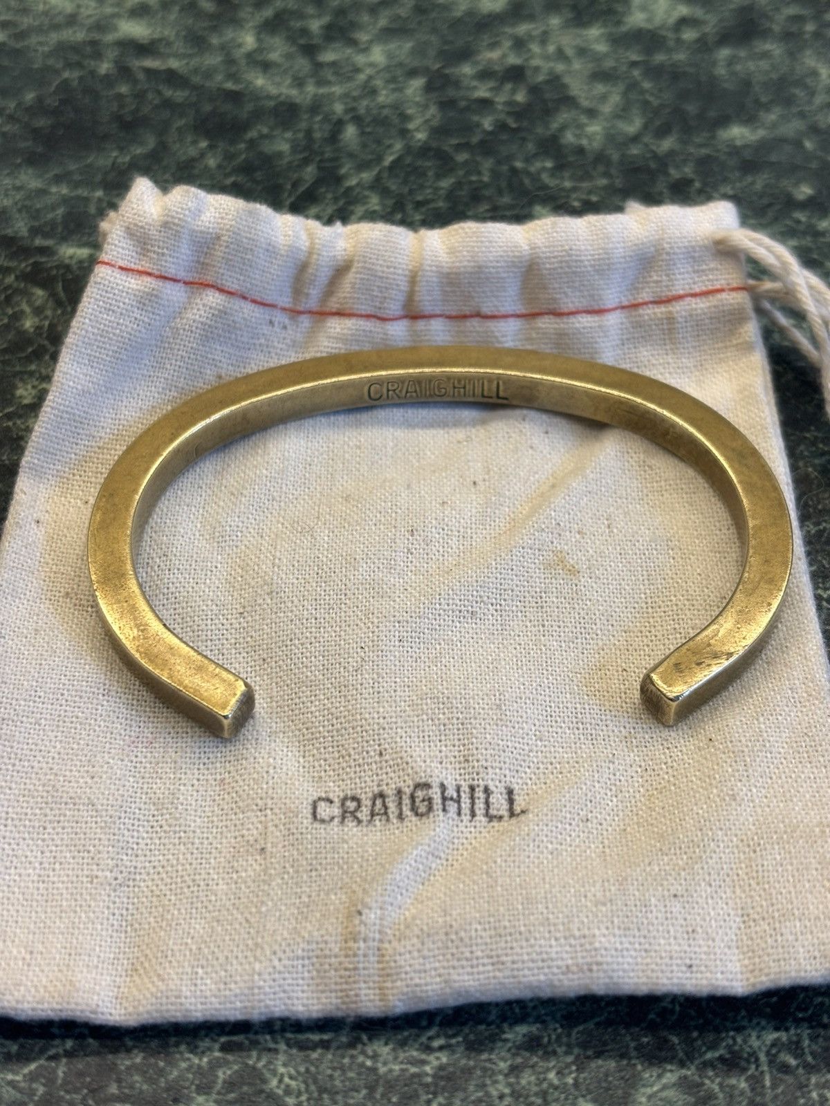 Other CRAIGHILL Radial Cuff Bracelet Matte Finish Gold Solid Brass Size ONE SIZE - 1 Thumbnail