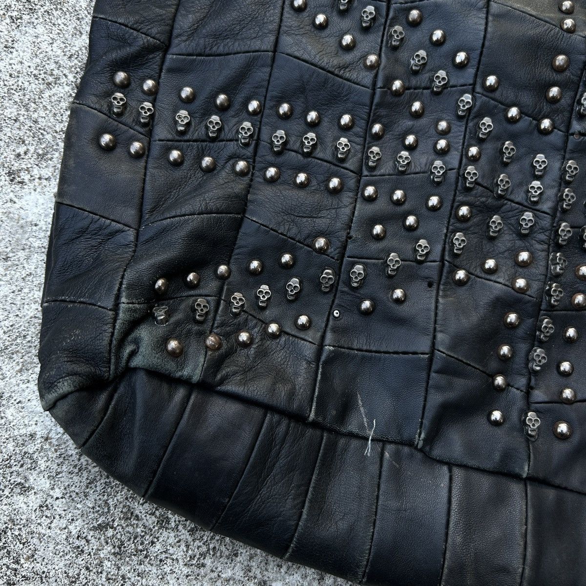 If Six Was Nine Vintage leather Bag Skull feel like chrome Size ONE SIZE - 10 Thumbnail