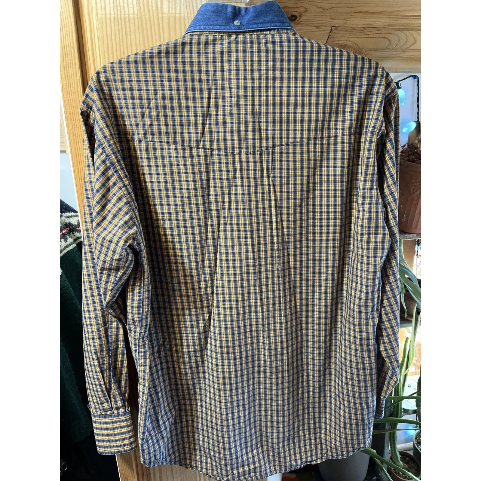 Wrangler Wrangler PBR Button Shirt Men’s S Rodeo Western Yellow Size US S / EU 44-46 / 1 - 7 Thumbnail