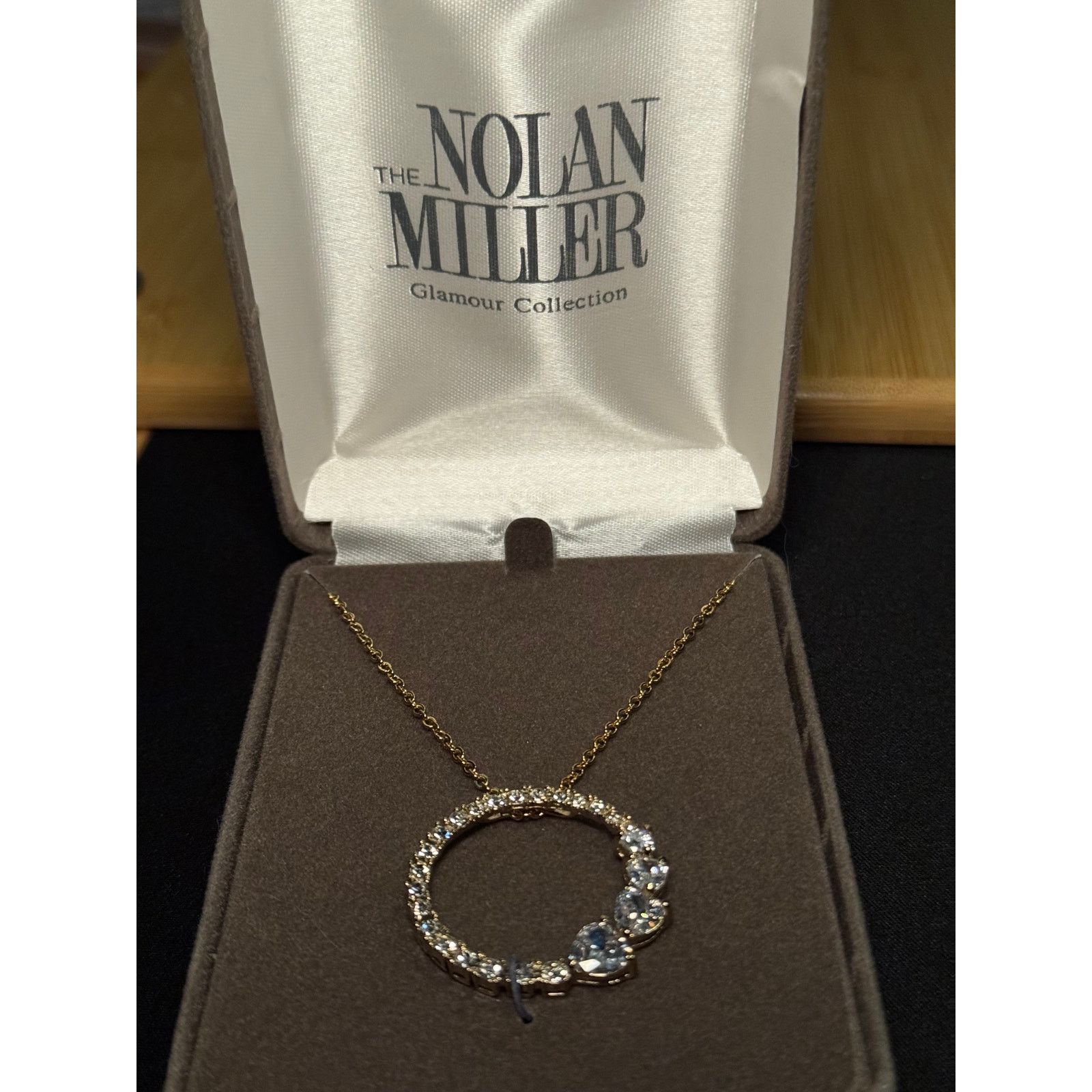 Other Nolan Miller Circle of Heart Crystal Necklace 18in Size ONE SIZE - 2 Thumbnail