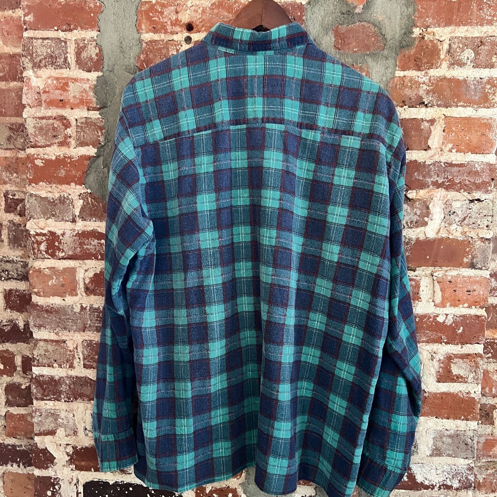 Vintage VTG Saugatuck Men's Flannel Shirt XL 25x29 Size US XL / EU 56 / 4 - 4 Thumbnail