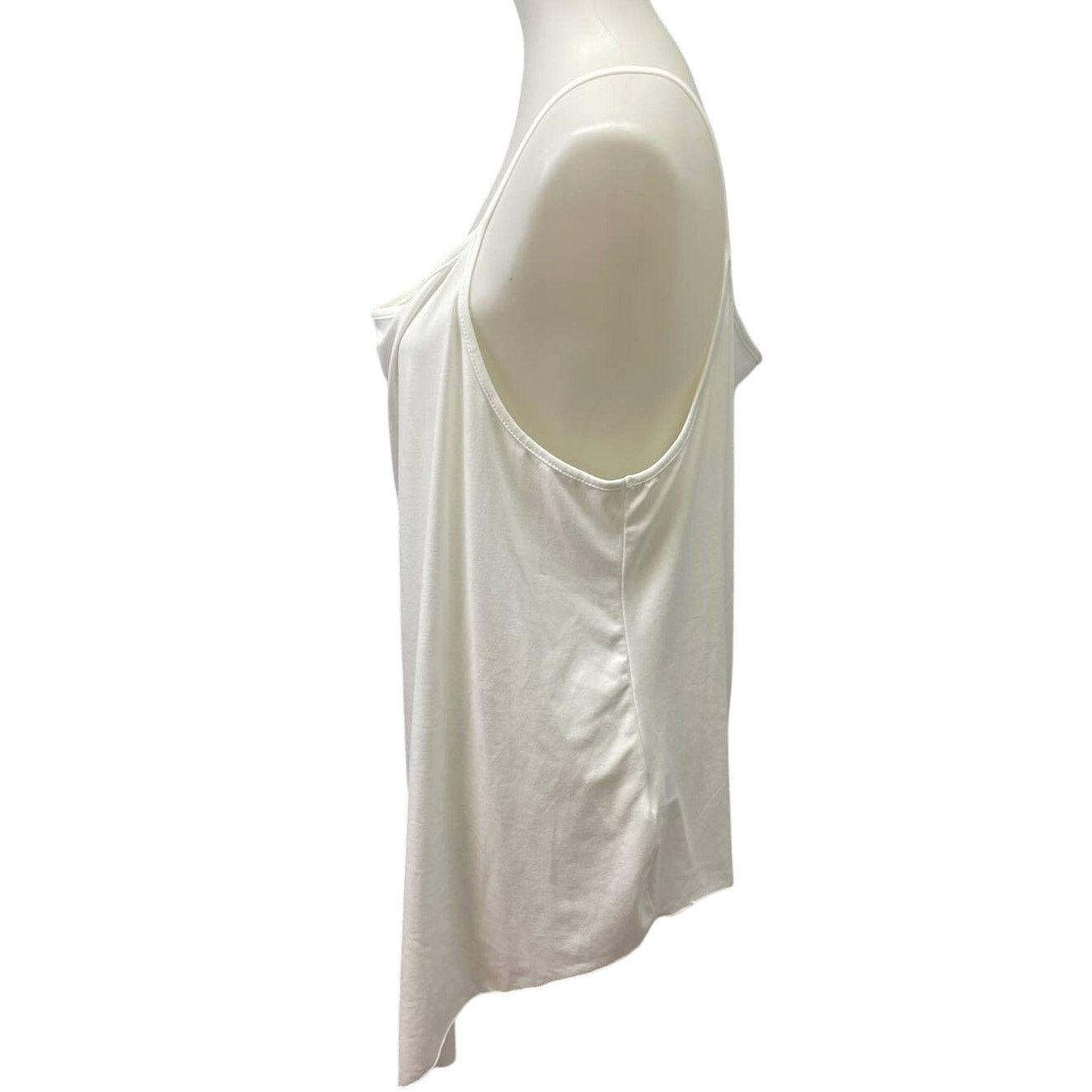 Shein SHEIN Curve Womens 4XL Polyester White Cami Tank Top Size 4XL / US 24-26 - 3 Thumbnail