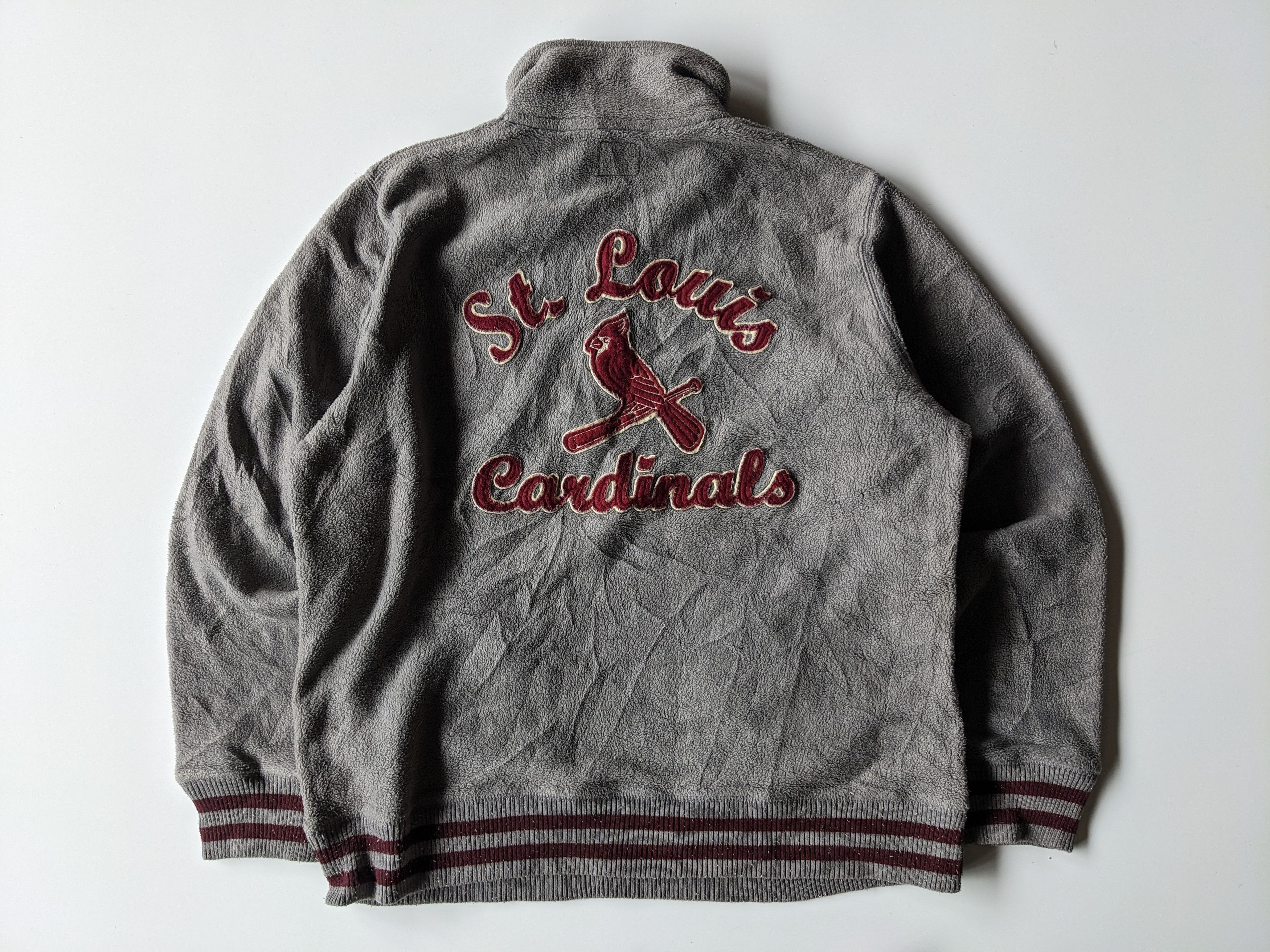 MLB × Vintage MLB St.Louis Cardinals half zipper Size US XL / EU 56 / 4 - 1 Thumbnail