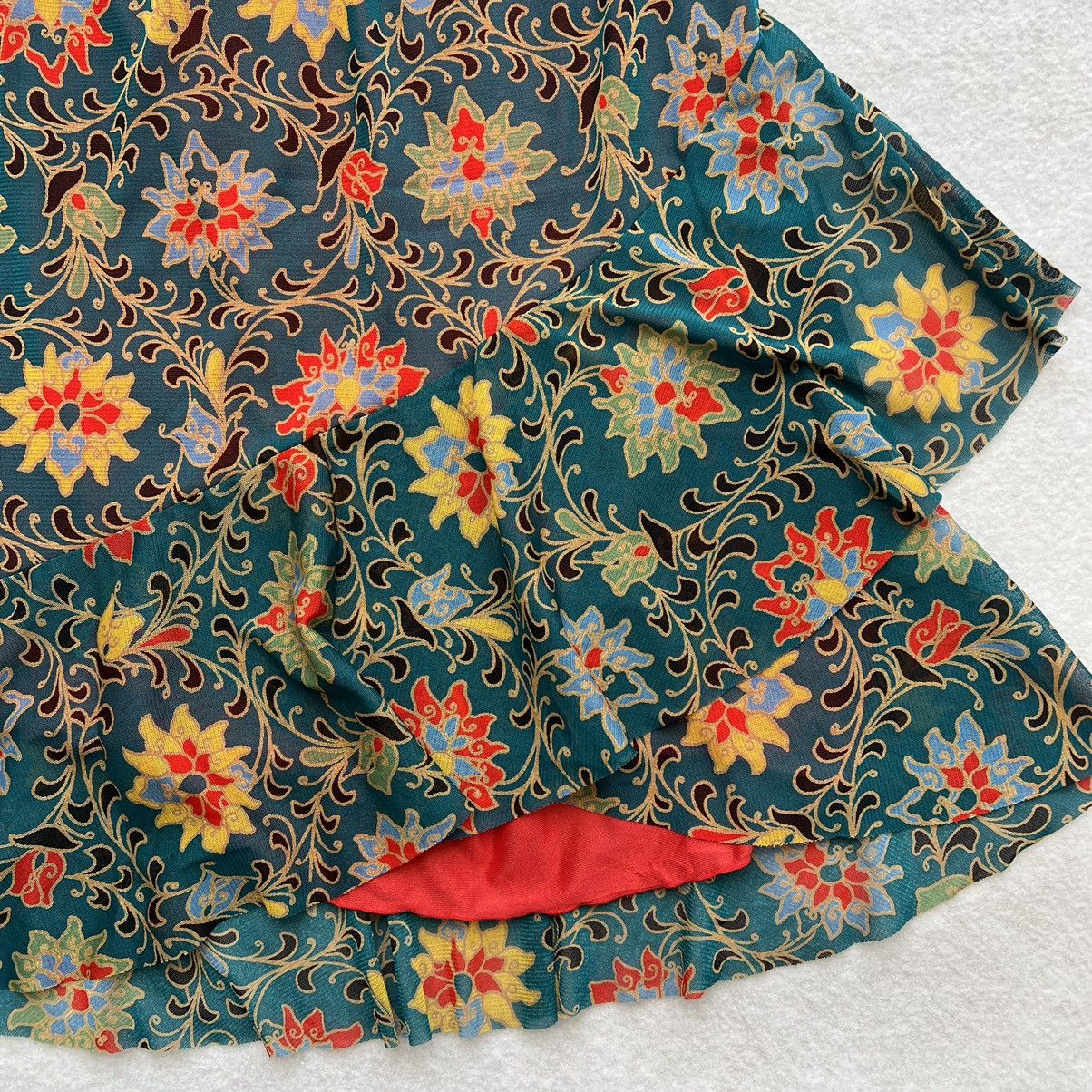 Vivienne Tam Vivienne Tam Printed Mesh Skirt Size 25" / US 0 / IT 36 - 2 Thumbnail