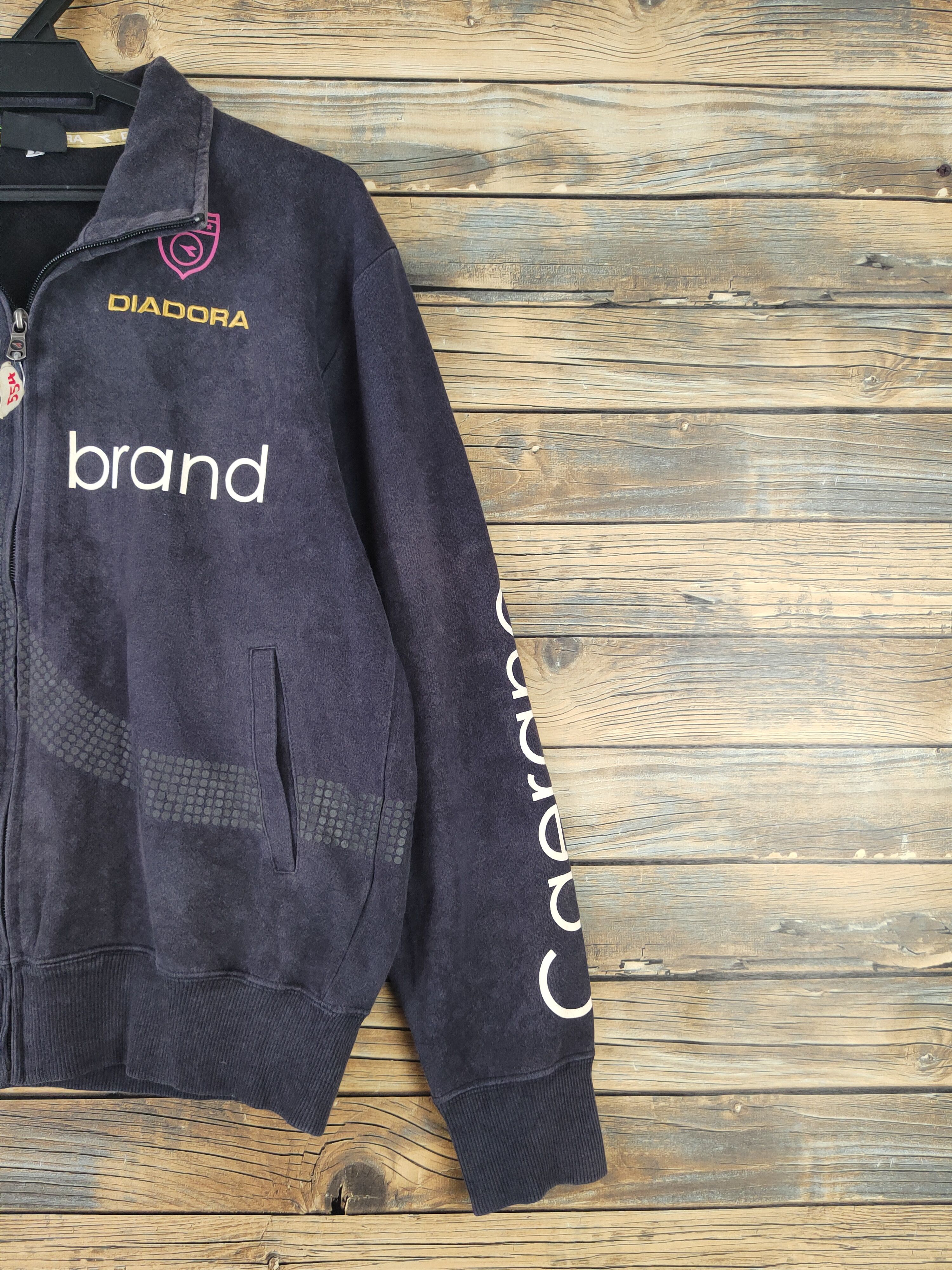 Diadora × Vintage DL Diadora vintage Navy Faded Sweaters #554 Size US L / EU 52-54 / 3 - 7 Thumbnail
