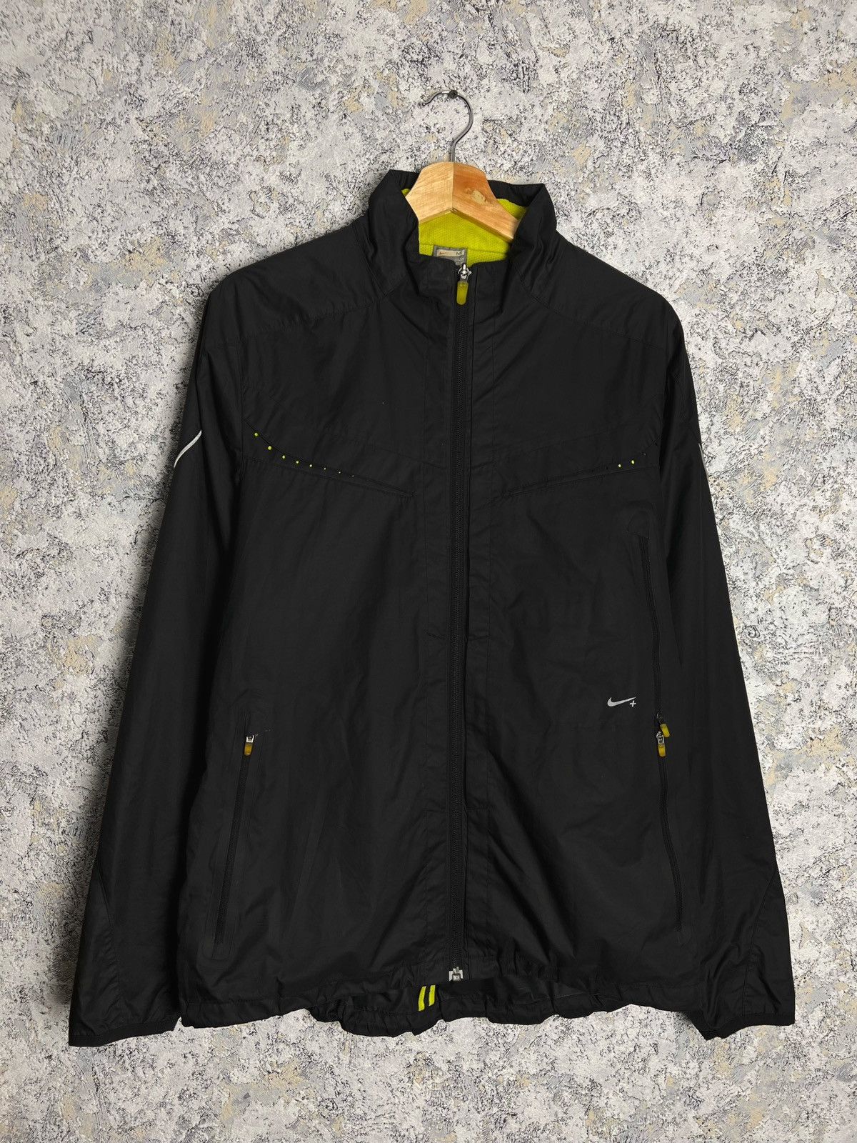 Nike × Vintage Nike Vintage Black Nylon Track Jacket Windbreaker Swoosh Size US M / EU 48-50 / 2 - 1 Thumbnail