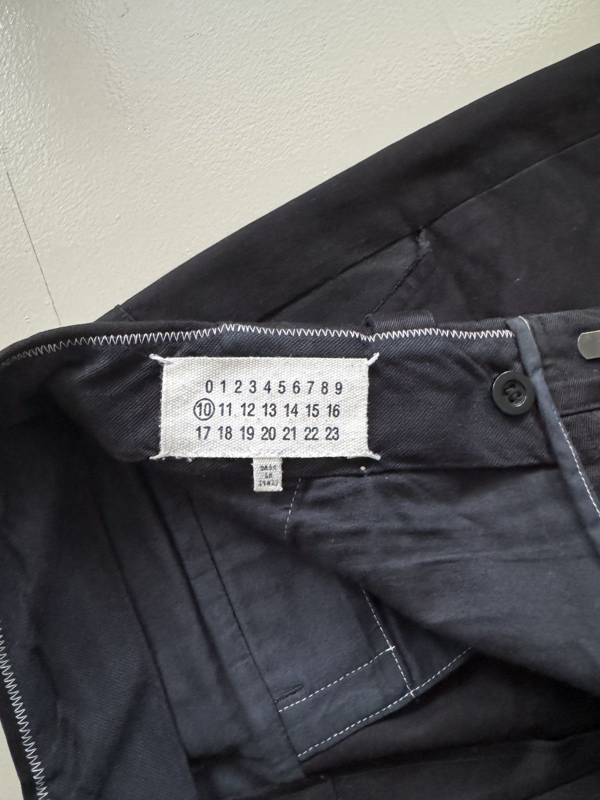 Maison Margiela Maison Margiela Zip Detail Cotton Trousers Size US 31 - 5 Thumbnail