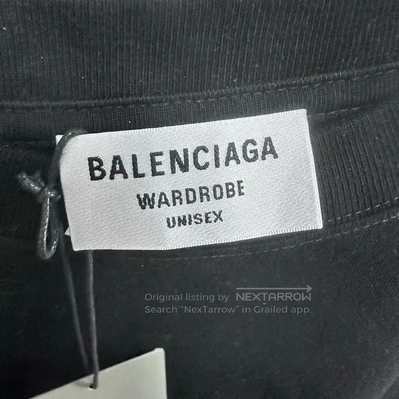 Balenciaga Balenciaga Blurred Logo BB Oversized Tee. Size US L / EU 52-54 / 3 - 3 Thumbnail