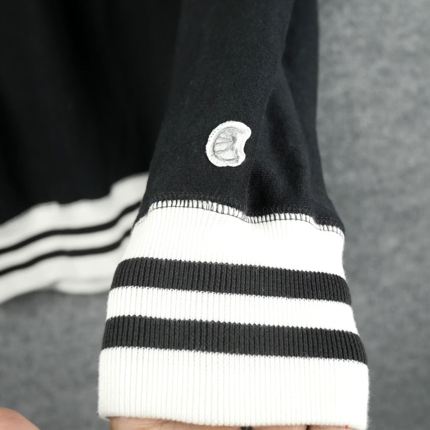 Champion Champion Todd Snyder Hoodie Mens Medium Black NY New York Fleece 1/2 Zip Striped Size US M / EU 48-50 / 2 - 7 Thumbnail