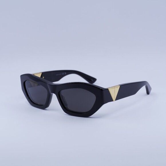 Bottega Veneta 🕶️ New Bottega Veneta BV1221S 001 Sunglasses - Black Frame Size ONE SIZE - 4 Thumbnail