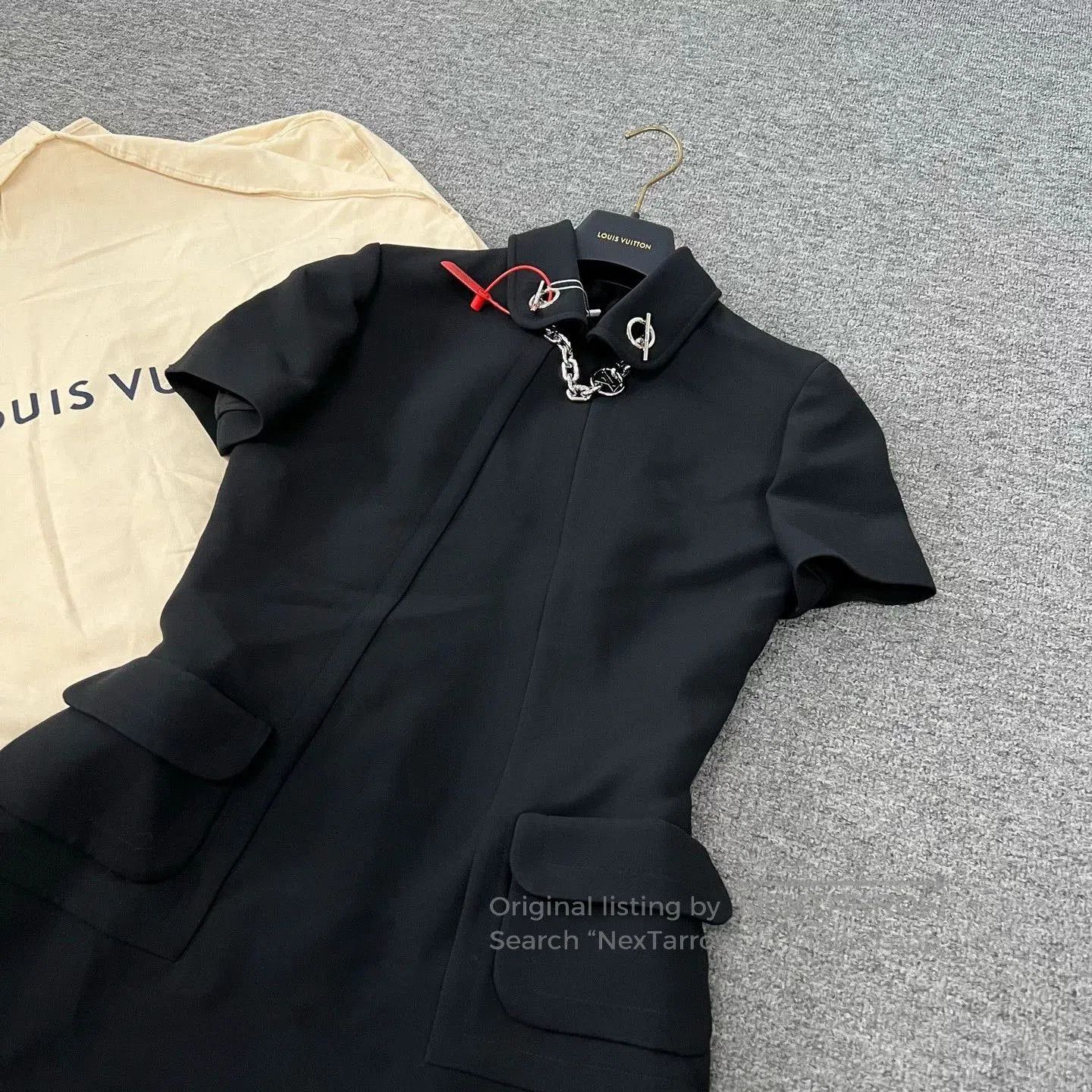 Louis Vuitton Louis Vuitton 25 New Chain Logo Dress. Size XS / US 0-2 / IT 36-38 - 5 Thumbnail