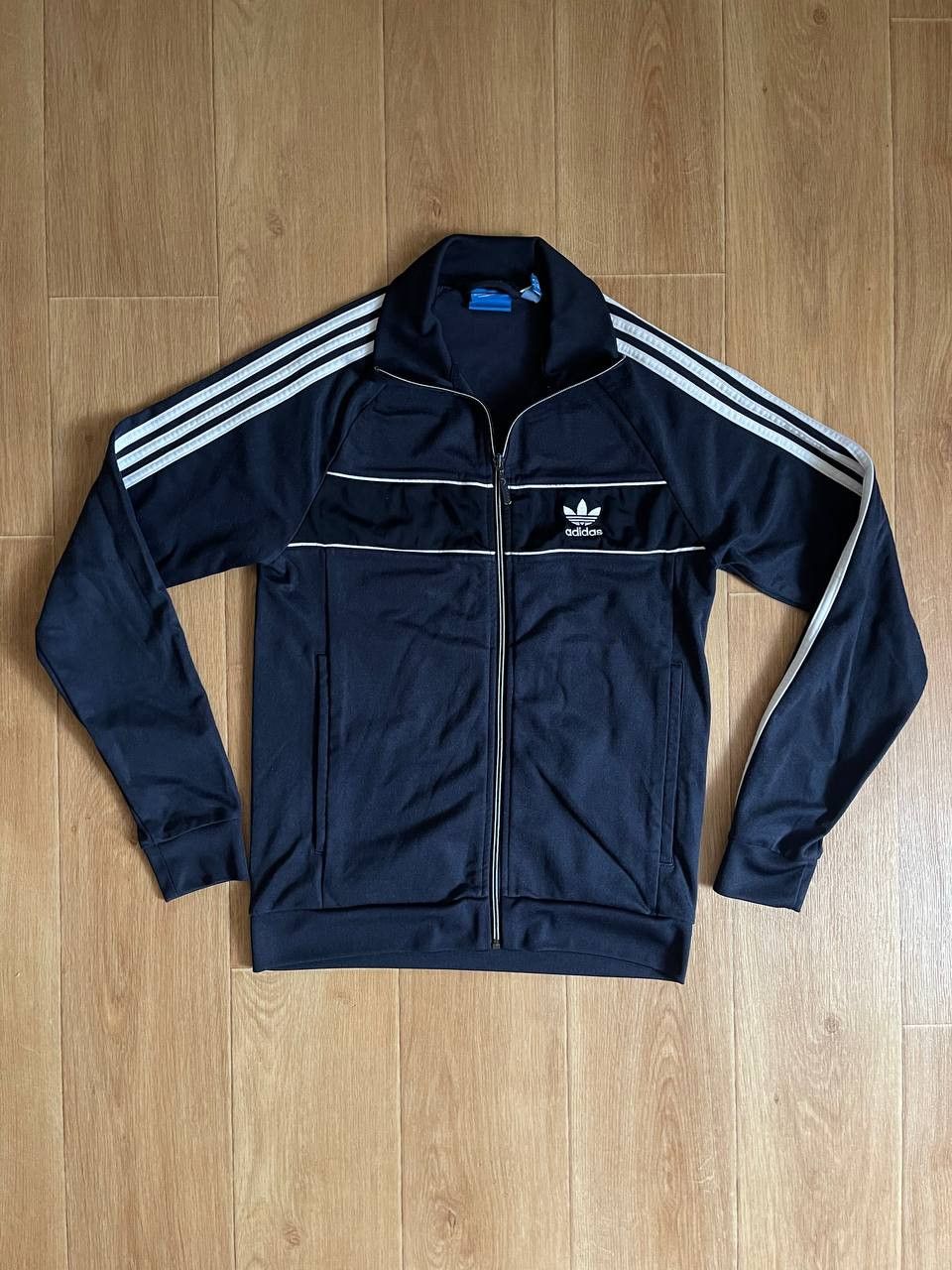 Adidas × Vintage Adidas Zip Up Tracksuit Jacket Sz S Size US S / EU 44-46 / 1 - 2 Thumbnail