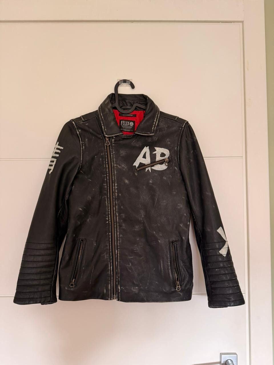 Scotch & Soda Archive Piece - Scotch & Soda x Felix the Cat Leather Jacket Size XS / US 0-2 / IT 36-38 - 15 Thumbnail