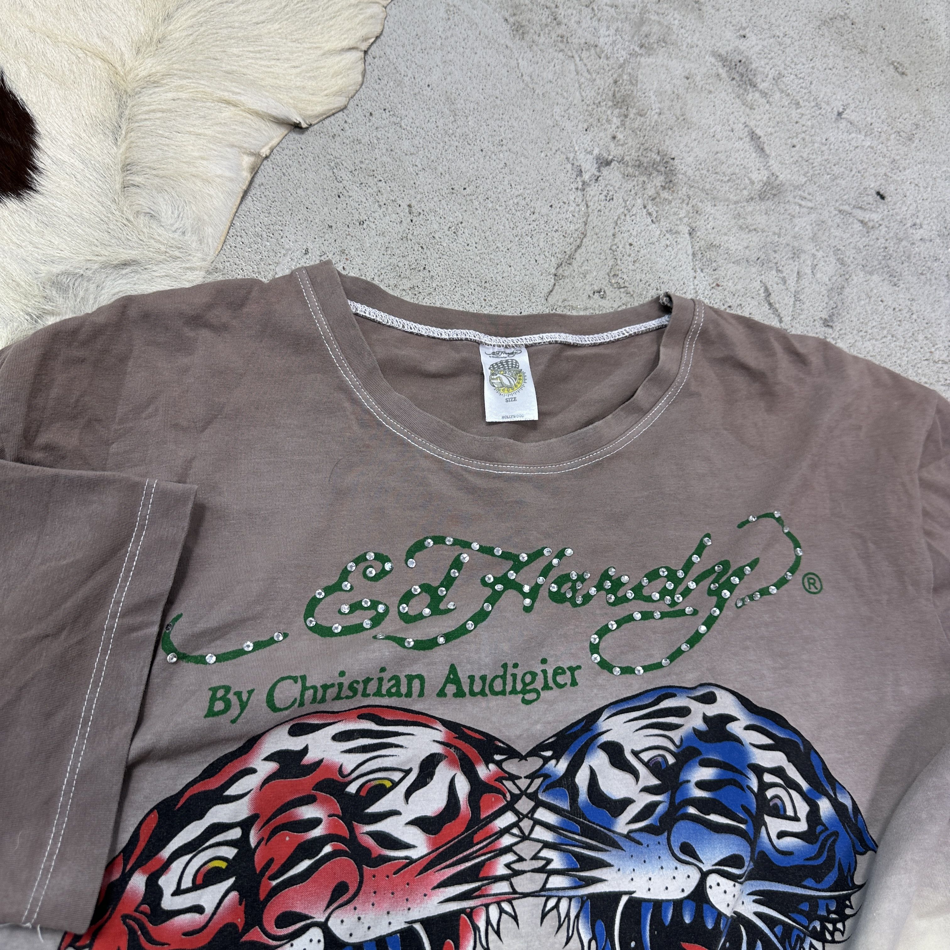 Ed Hardy Vintage Avant Garde Grunge Ed Hardy T-shirt Y2K Size US XL / EU 56 / 4 - 4 Thumbnail