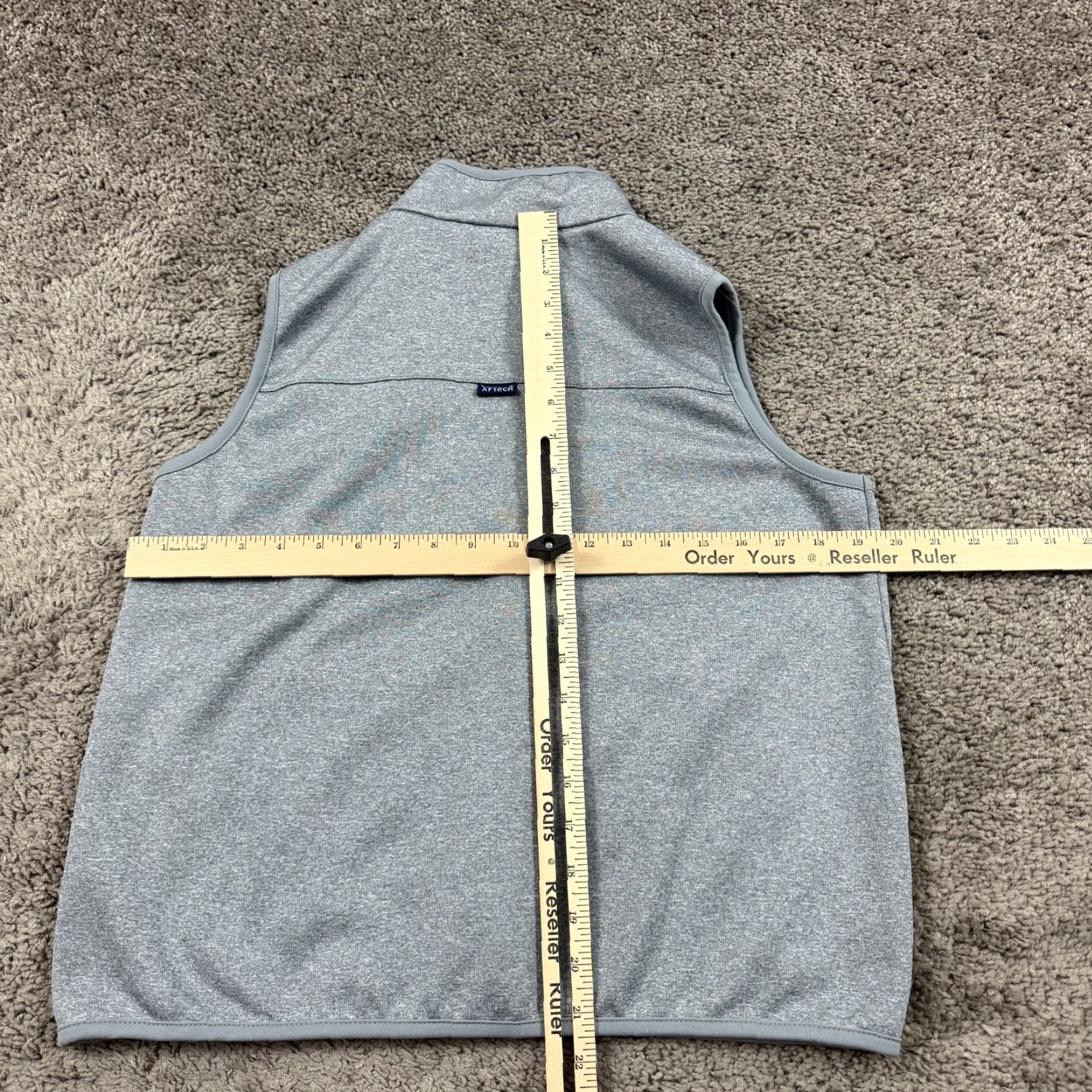 Vintage AFTCO Vest Mens L Gray Fleece Full Zip Outdoors Pockets Breathable Windbreaker Outdoor Hiking Casual Travel Size US L / EU 52-54 / 3 - 5 Thumbnail