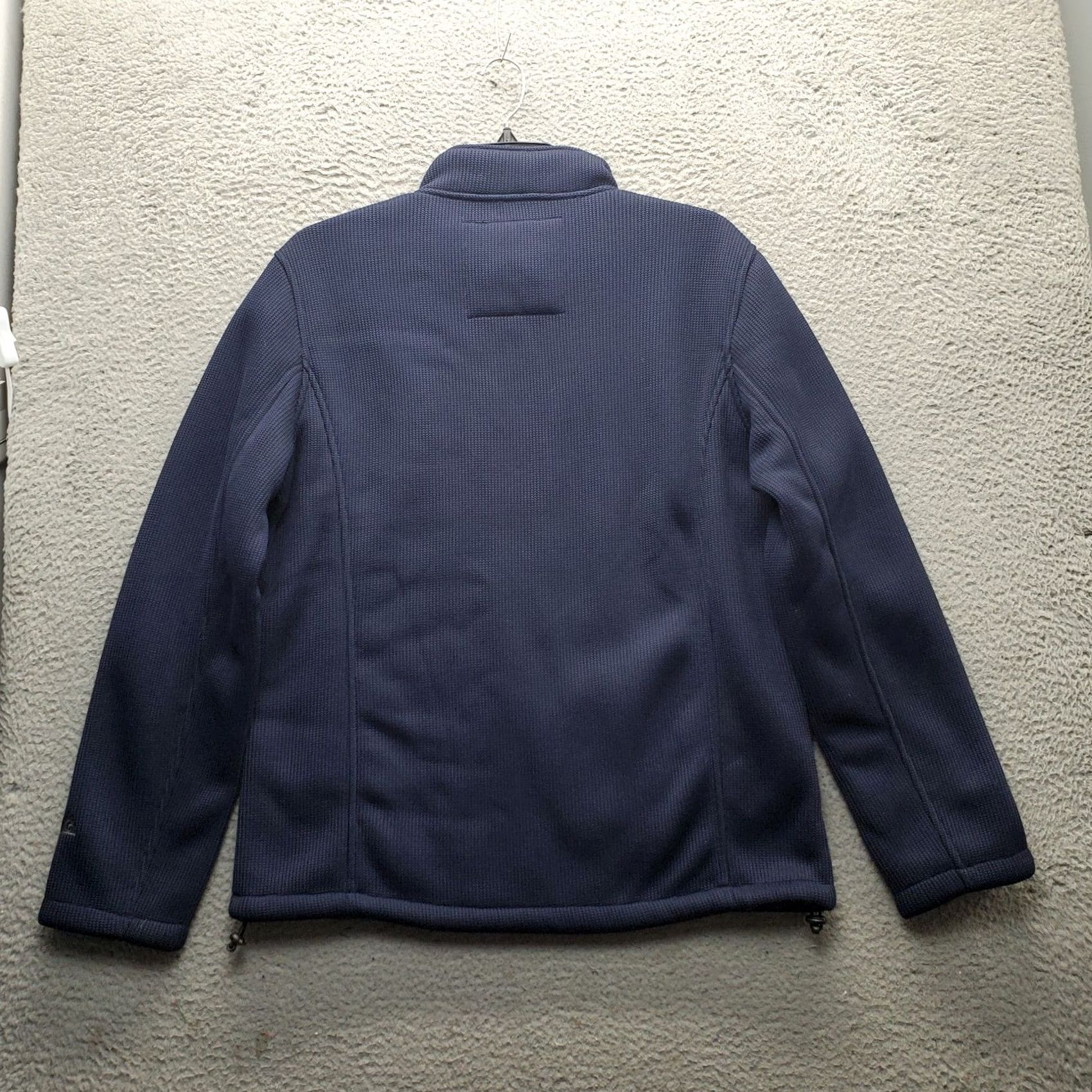 Logo 7 Gerry Jacket Mens L Navy Sherpa Lined Embroidered Logo Adjustable Drawcord Hem Jacket Size US L / EU 52-54 / 3 - 2 Thumbnail
