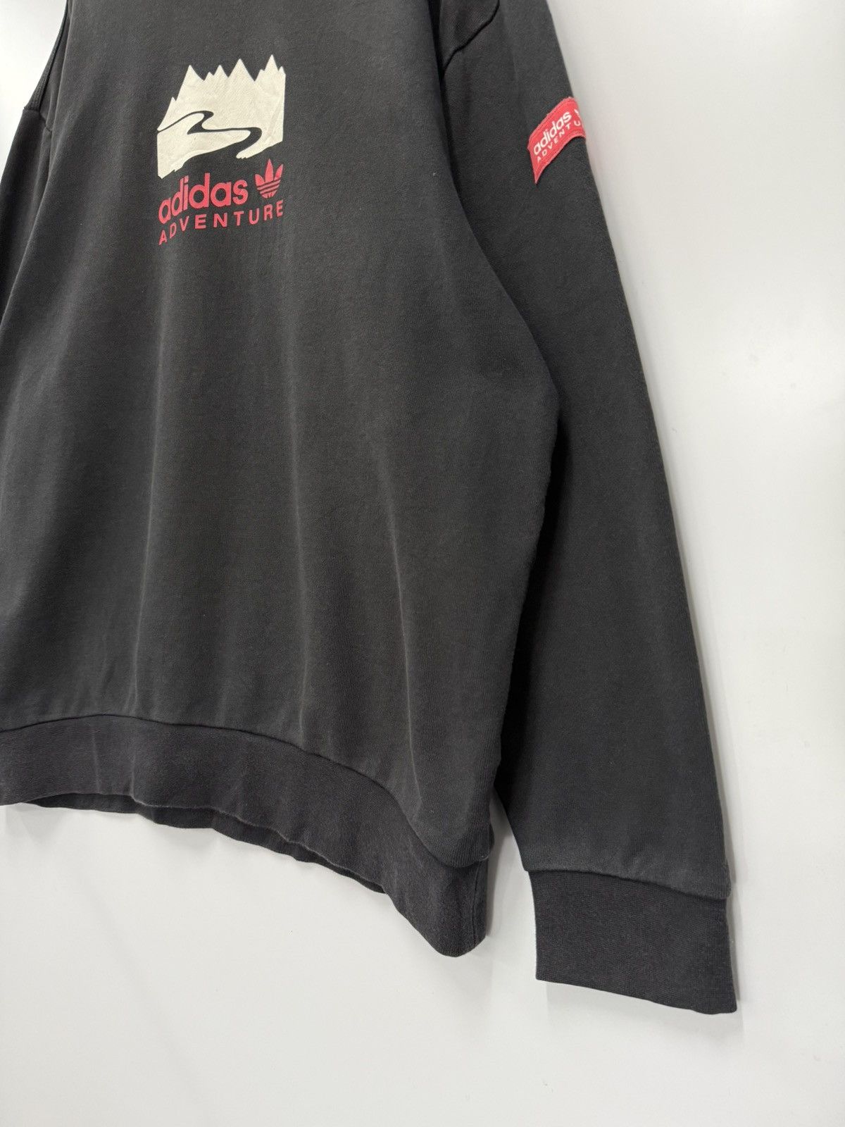 Adidas 🔥 Adidas Adventure Trefoil Roundneck Sweatshirt - 2XL Size US L / EU 52-54 / 3 - 2 Thumbnail