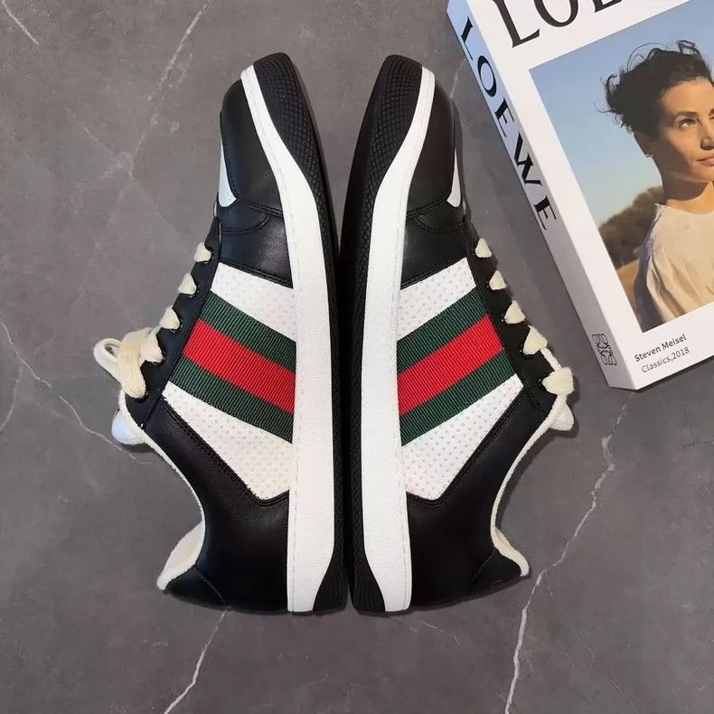 Gucci Gucci Sneakers Size 44.5 in Black and White-2506 Size US 11 / EU 44 - 9 Thumbnail