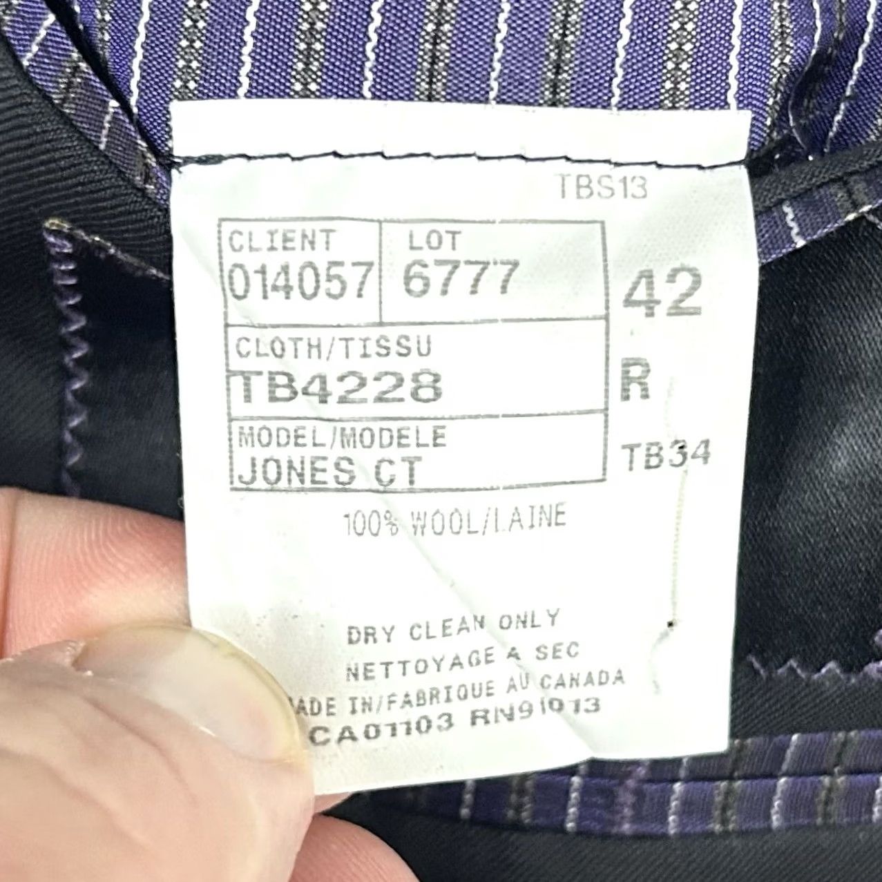 Ted Baker Ted Baker London 42R Endurance Jones Sport Coat Wool Black Two Button Vented Jacket Regular Notch Lapel Mens Sport Coat Size US XS / EU 42 / 0 - 4 Thumbnail