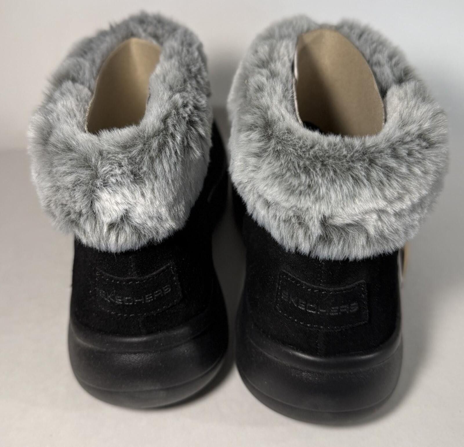 SKECHERS SKECHERS On The Go Encore Snow-Capped Ankle Bootie Black/Gra Size US 8 / IT 38 - 2 Thumbnail