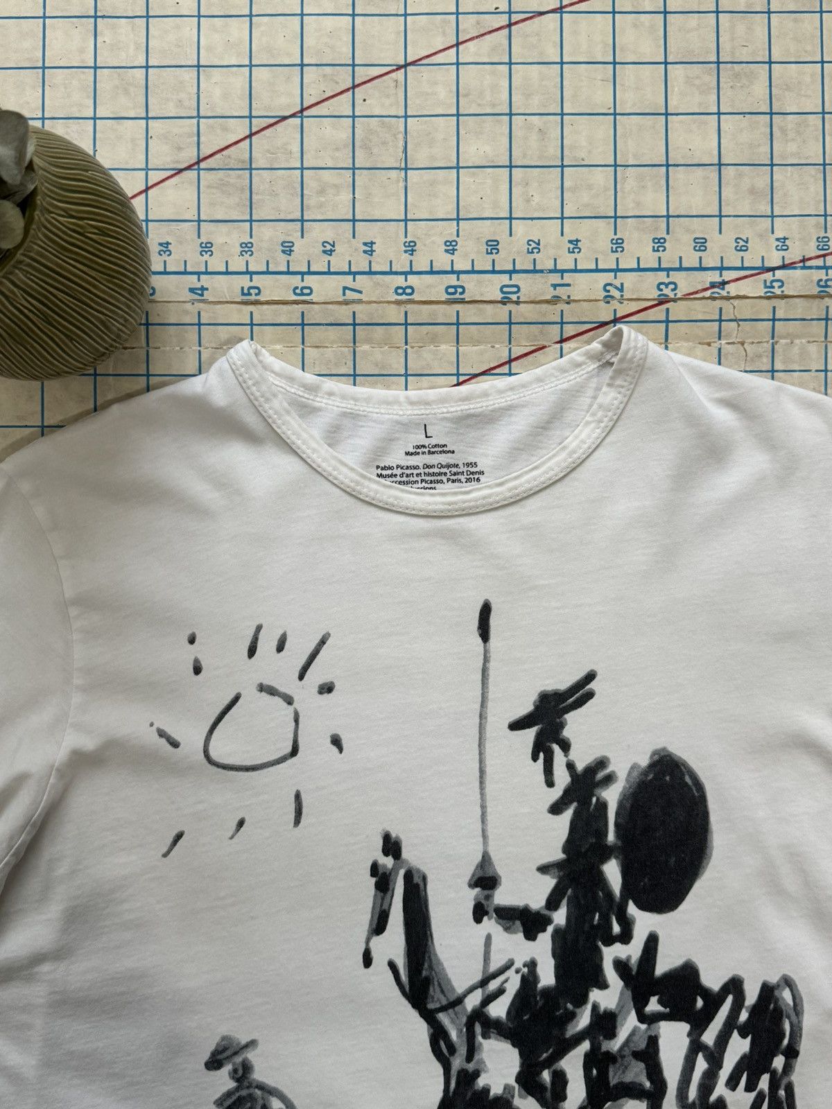 Other Pablo Picasso Don Quijote Art Graphic Tee Size US L / EU 52-54 / 3 - 3 Thumbnail