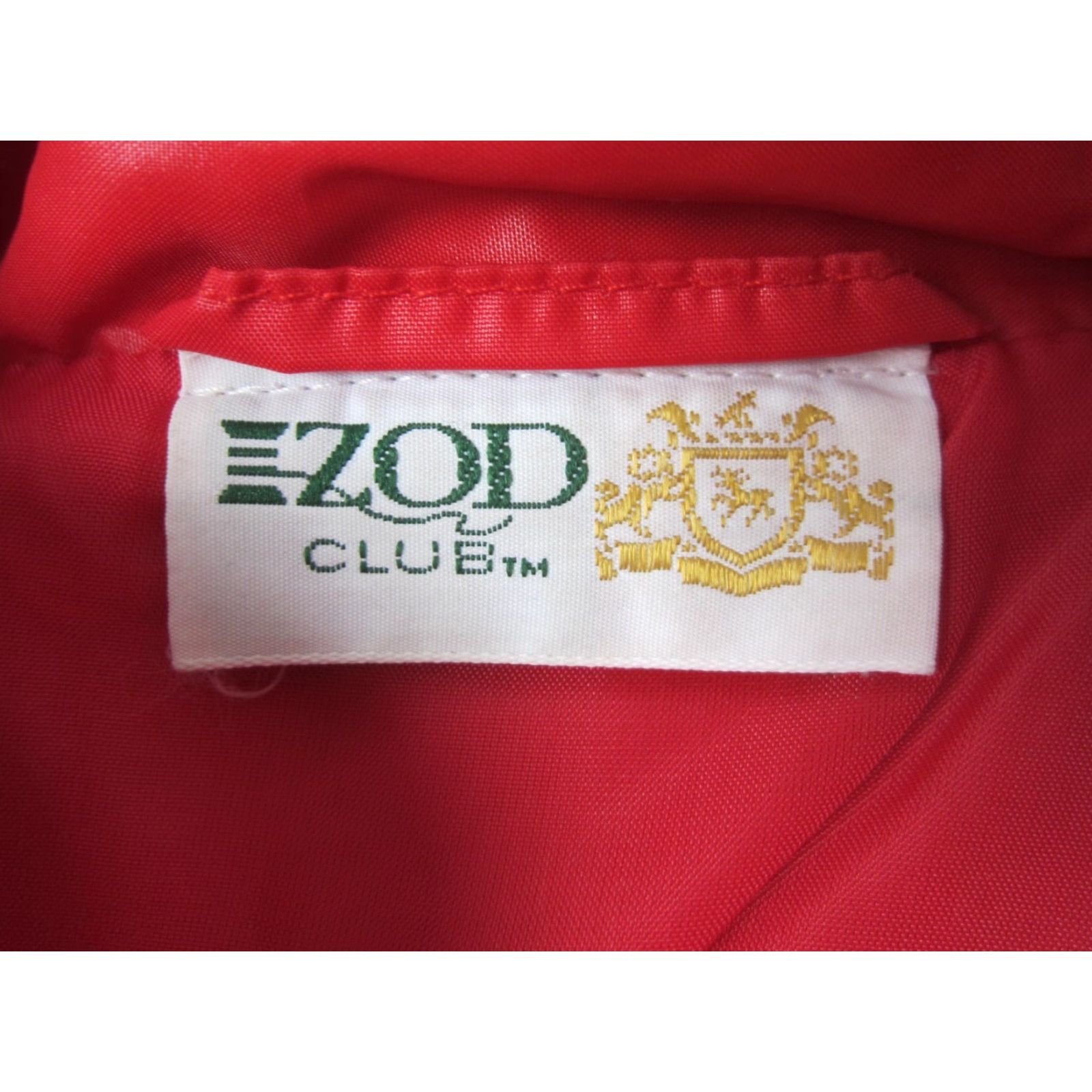 Izod VINTAGE Izod Jacket Mens M Red Bomber Full Zip Nylon 90s Oakwood Golf Front Logo Casual Mens Size US M / EU 48-50 / 2 - 5 Thumbnail