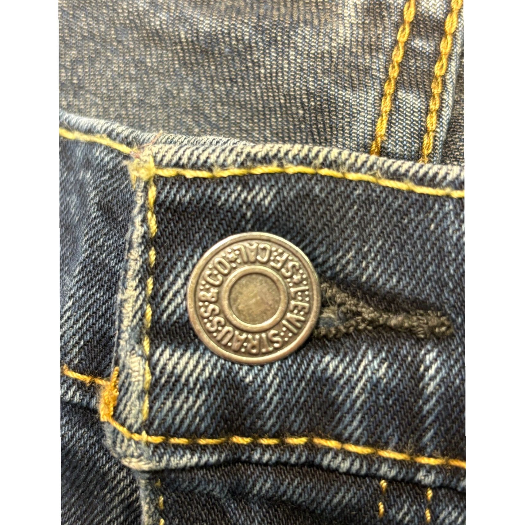Levi's Levi's 514 Straight Fit Jeans Denim Dark Wash Mens W36 L32 Regular Fit Shirt? Size US 36 / EU 52 - 7 Thumbnail